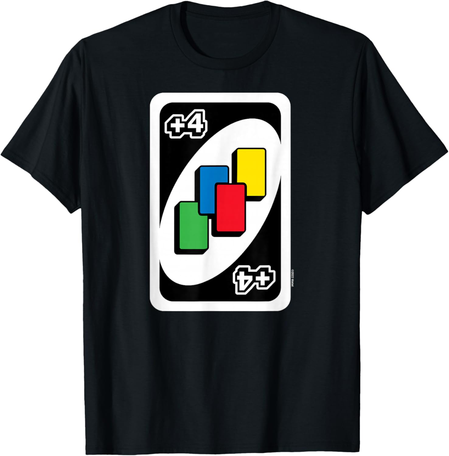 UNO Draw Four Card T-Shirt Fun Casual Wear for Game Lovers - 5