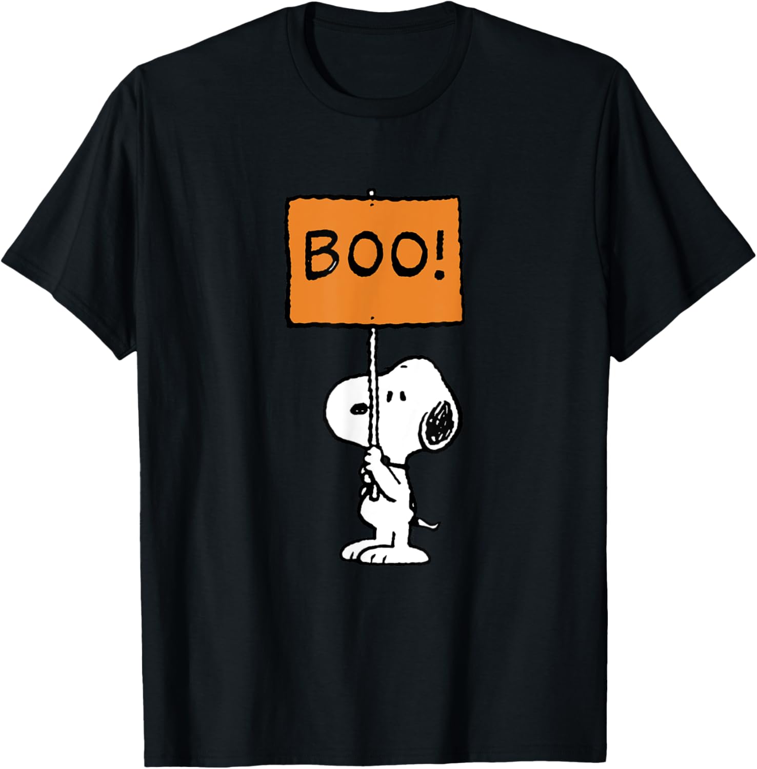 Peanuts Halloween Snoopy Boo T-Shirt Perfect for Fall Festivities - 6