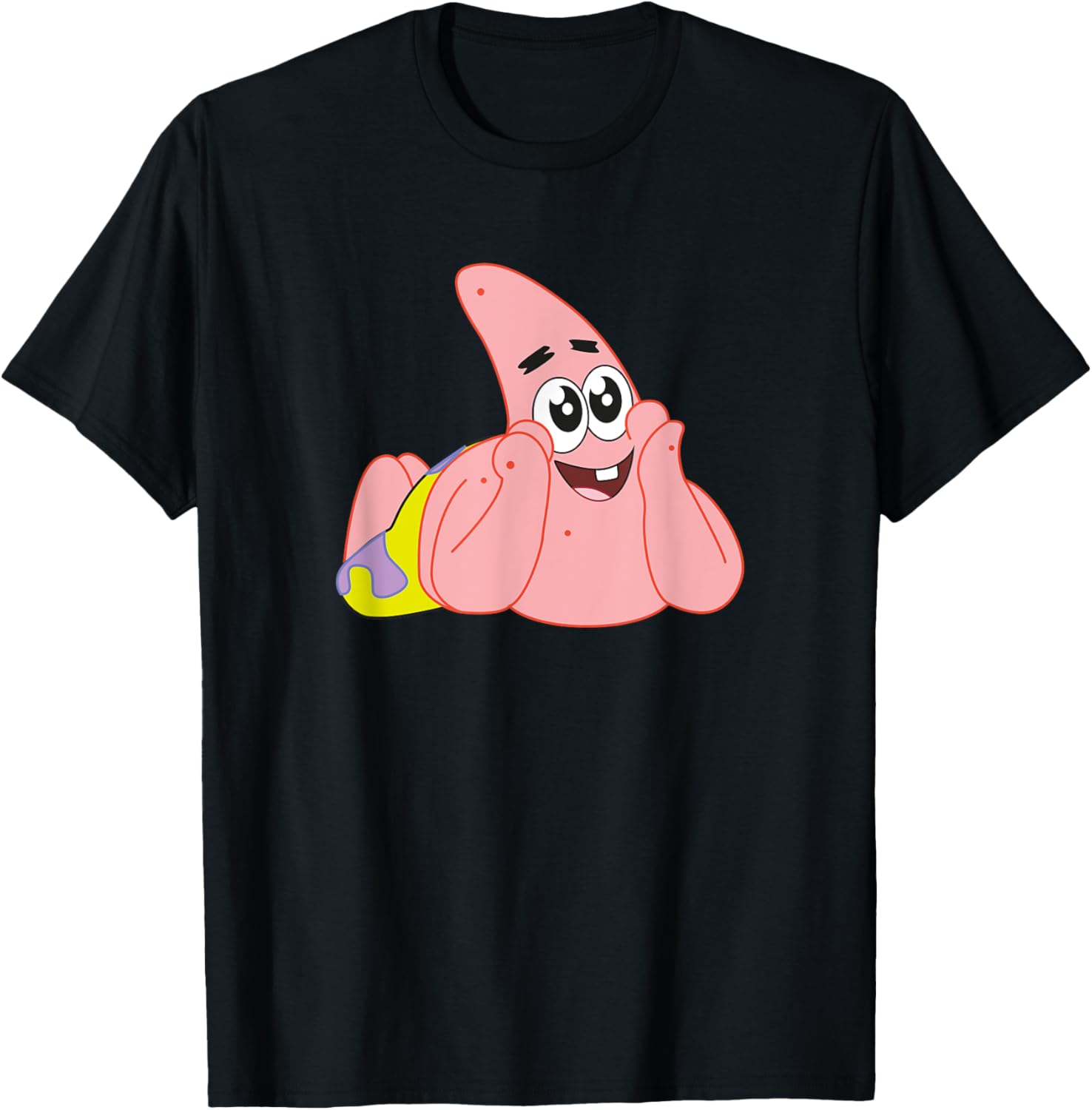 Mademark x SpongeBob Patrick Star Feelin Cute T-Shirt for Fun Style - 17