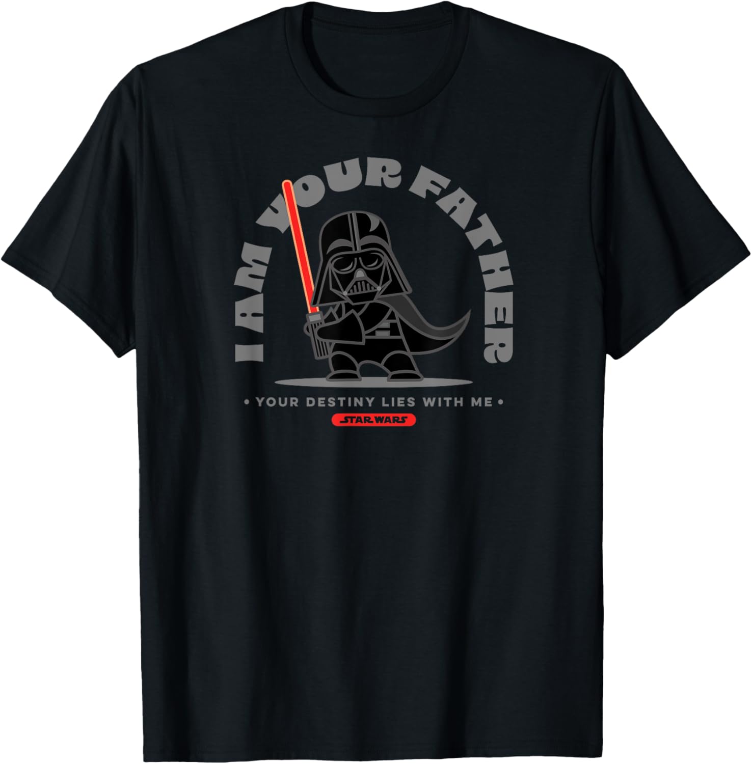 Darth Vader I Am Your Father T-Shirt for Men - Black Small Tee - 3