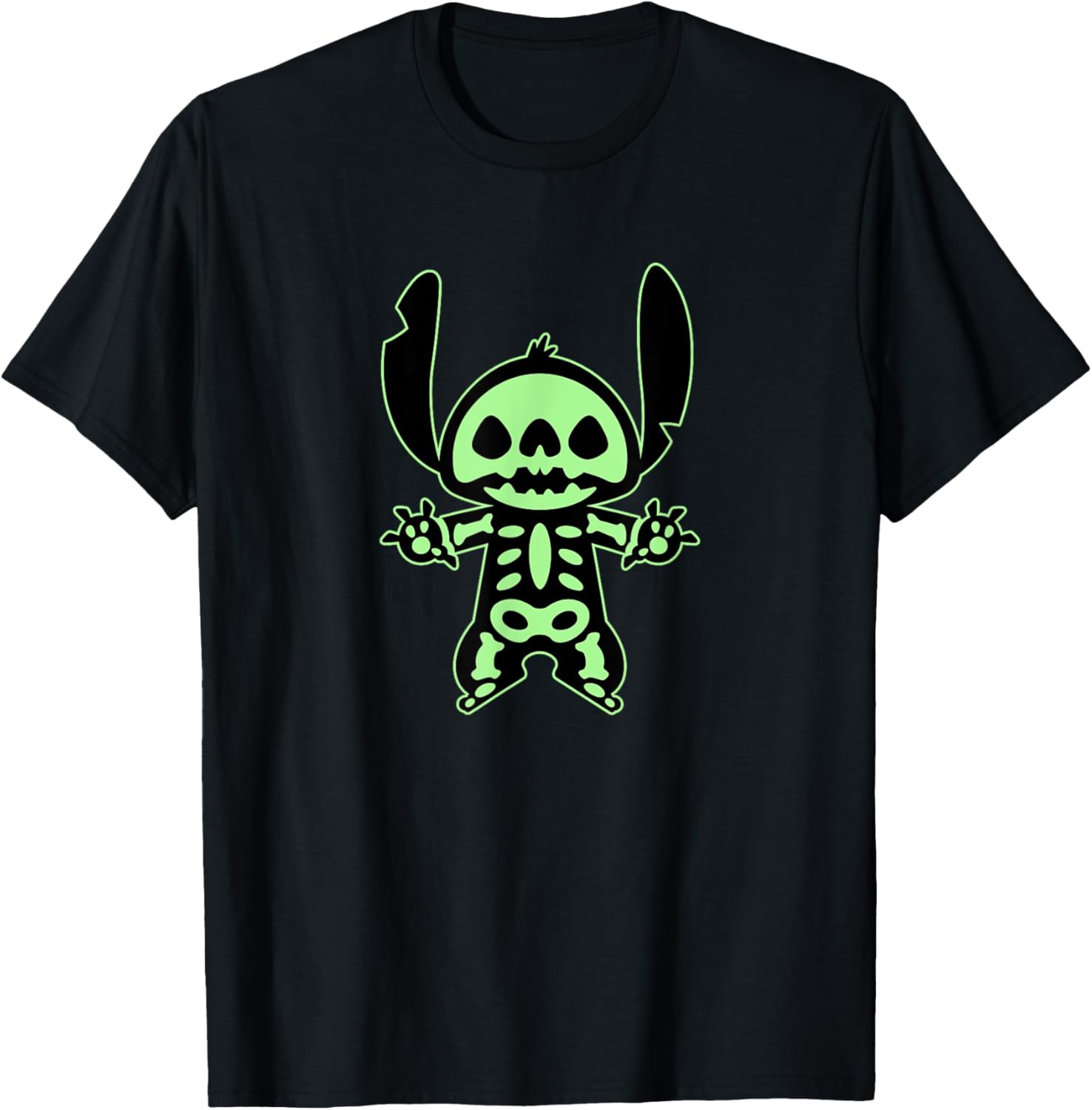 Halloween Neon Stitch T-Shirt for Fun Lilo & Stitch Fans - 1