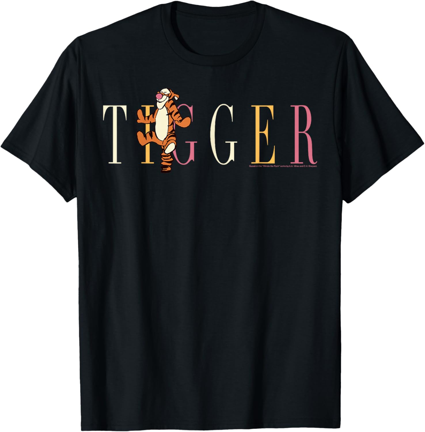 Disney Winnie the Pooh Tigger Fun Graphic T-Shirt for Kids and Adults - 3