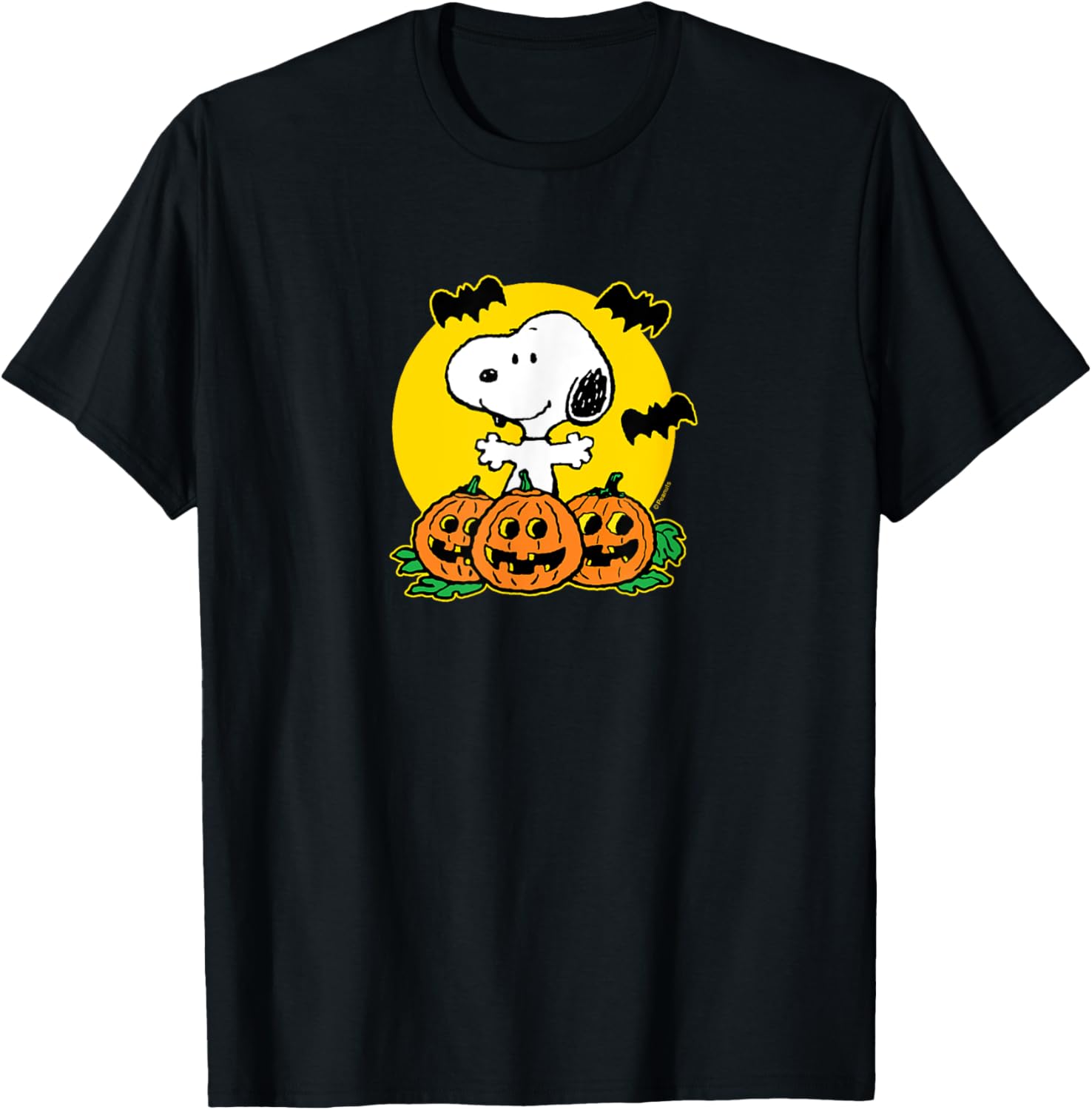 Snoopy Pumpkin Patch Halloween T-Shirt for Peanuts Fans - Fun Apparel - 5