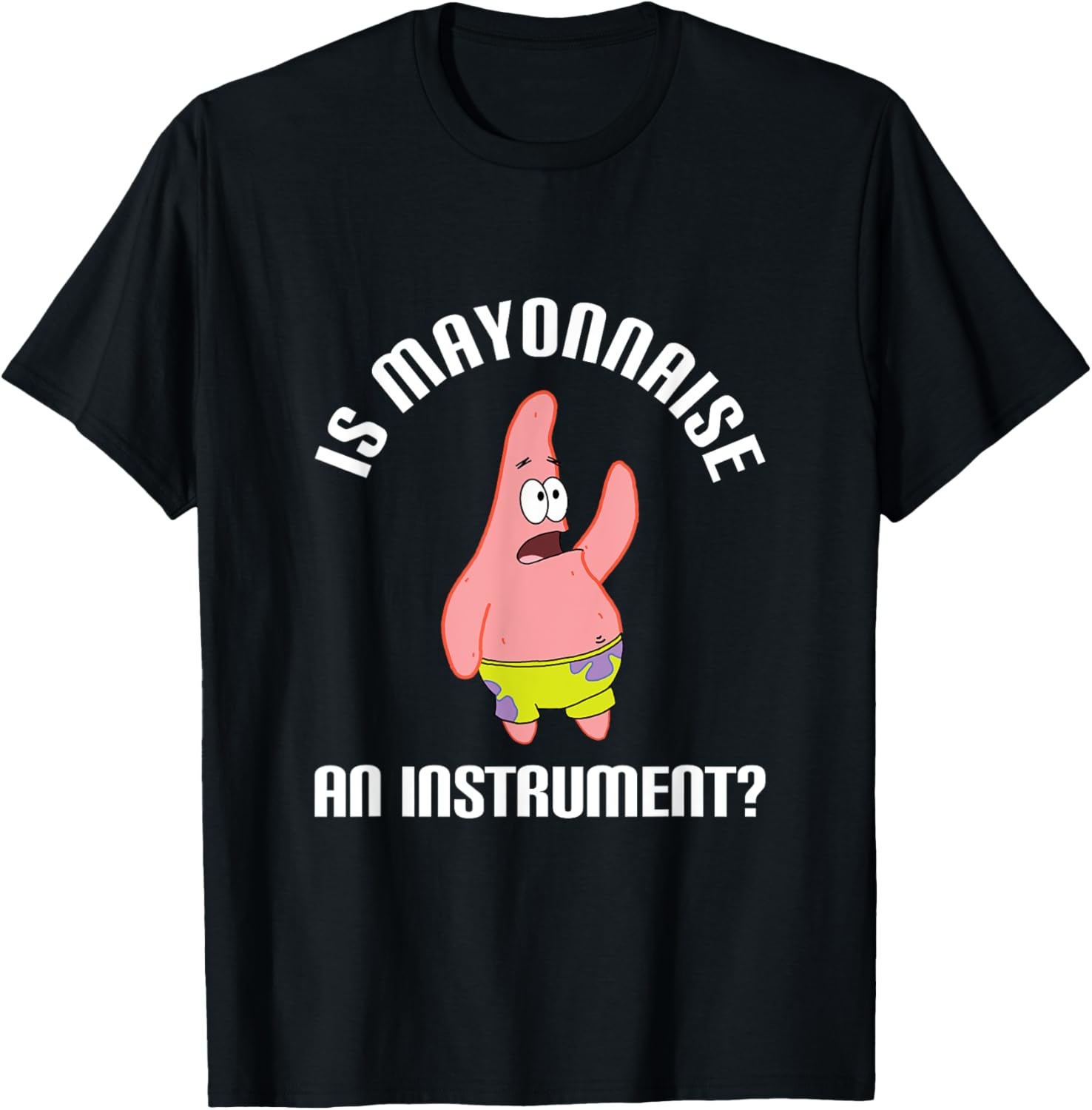 Mademark SpongeBob SquarePants Mayonnaise Instrument T-Shirt for Fans - 15