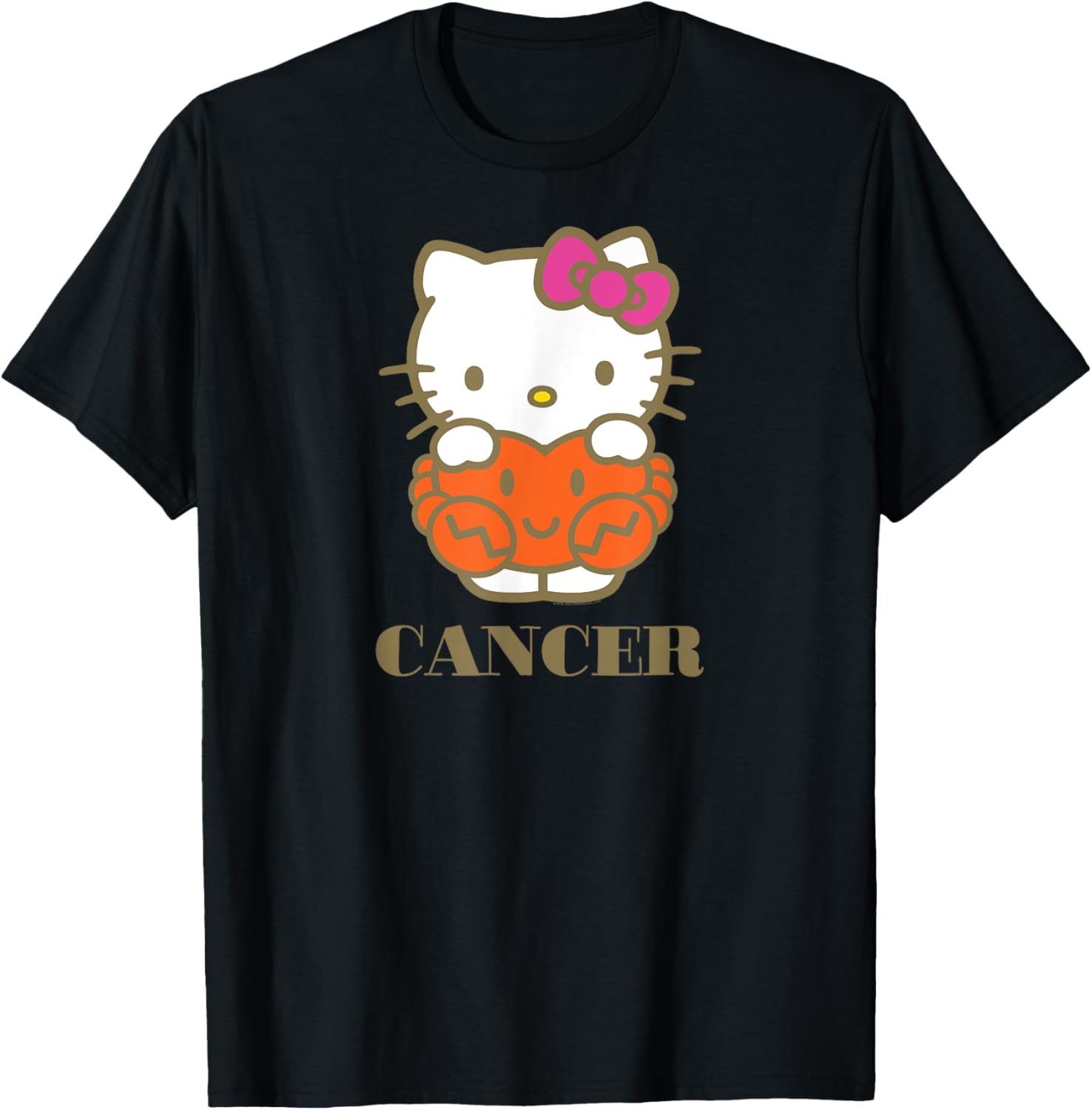 Cute Hello Kitty Zodiac Cancer T-Shirt for Stylish Fans and Collectors - 18