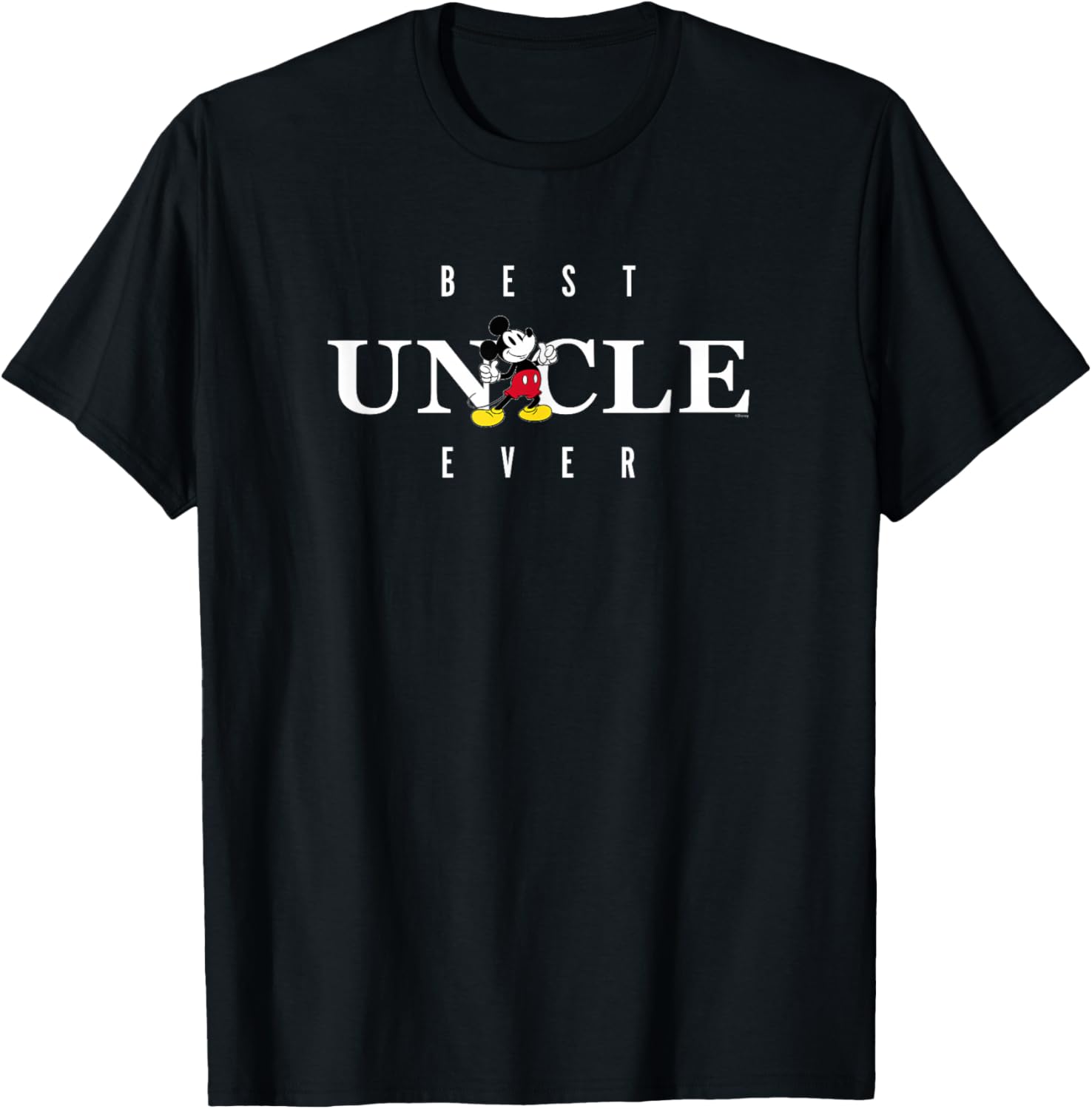 Disney Mickey Mouse Best Uncle Ever T-Shirt for Father's Day Gifts - 15