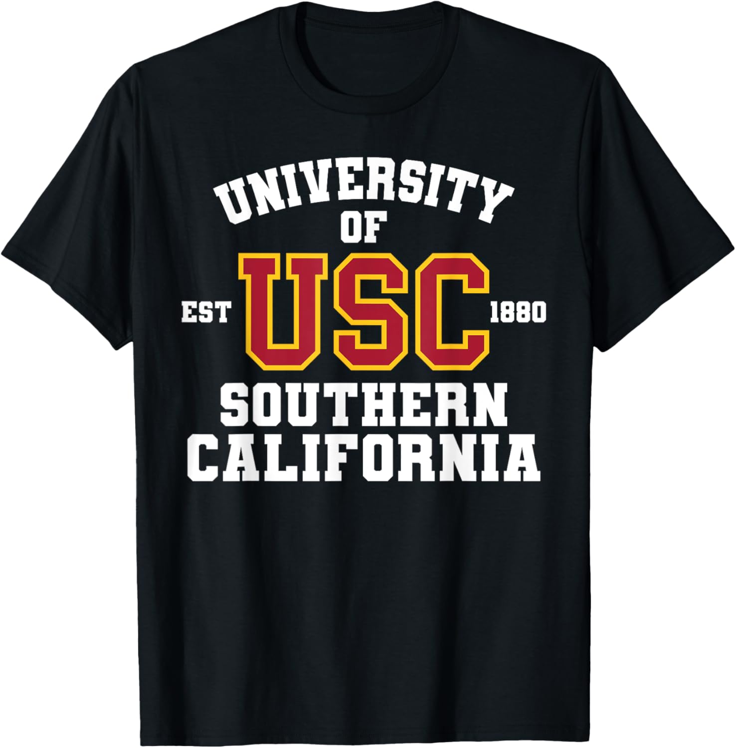 USC Established 1880 University of Southern California T-Shirt for Fans - 2