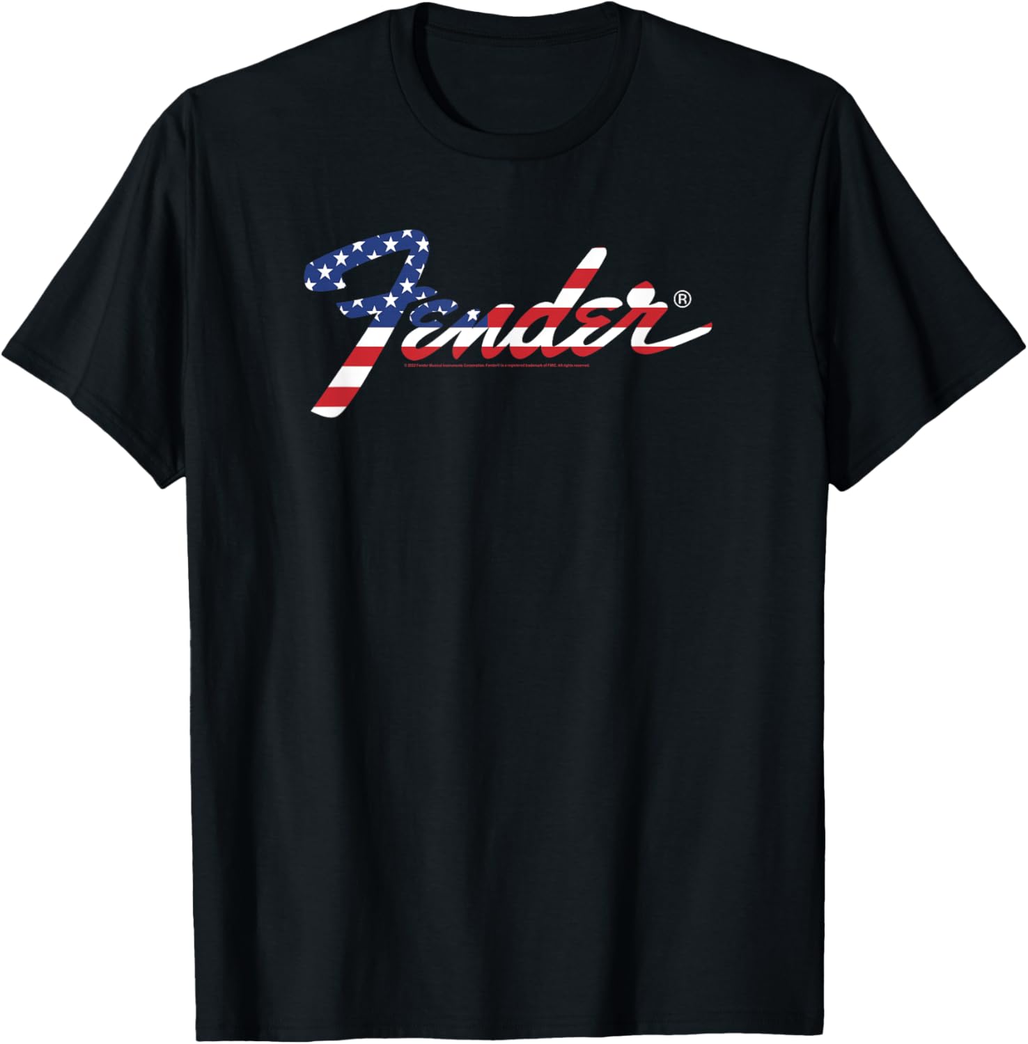 Fender American Flag Logo T-Shirt for Music Lovers and Style Seekers - 5