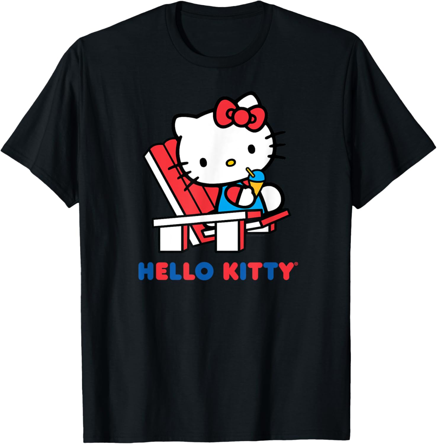 Hello Kitty Snow Cone Summer T-Shirt for Men, Women, Girls, and Kids - 16