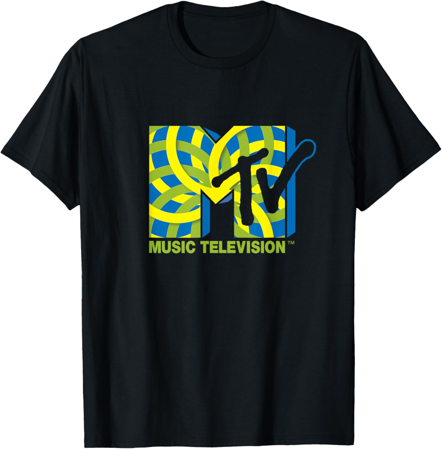 Mademark x MTV Colorful Illusion Logo T-Shirt for Trendy Style - 6