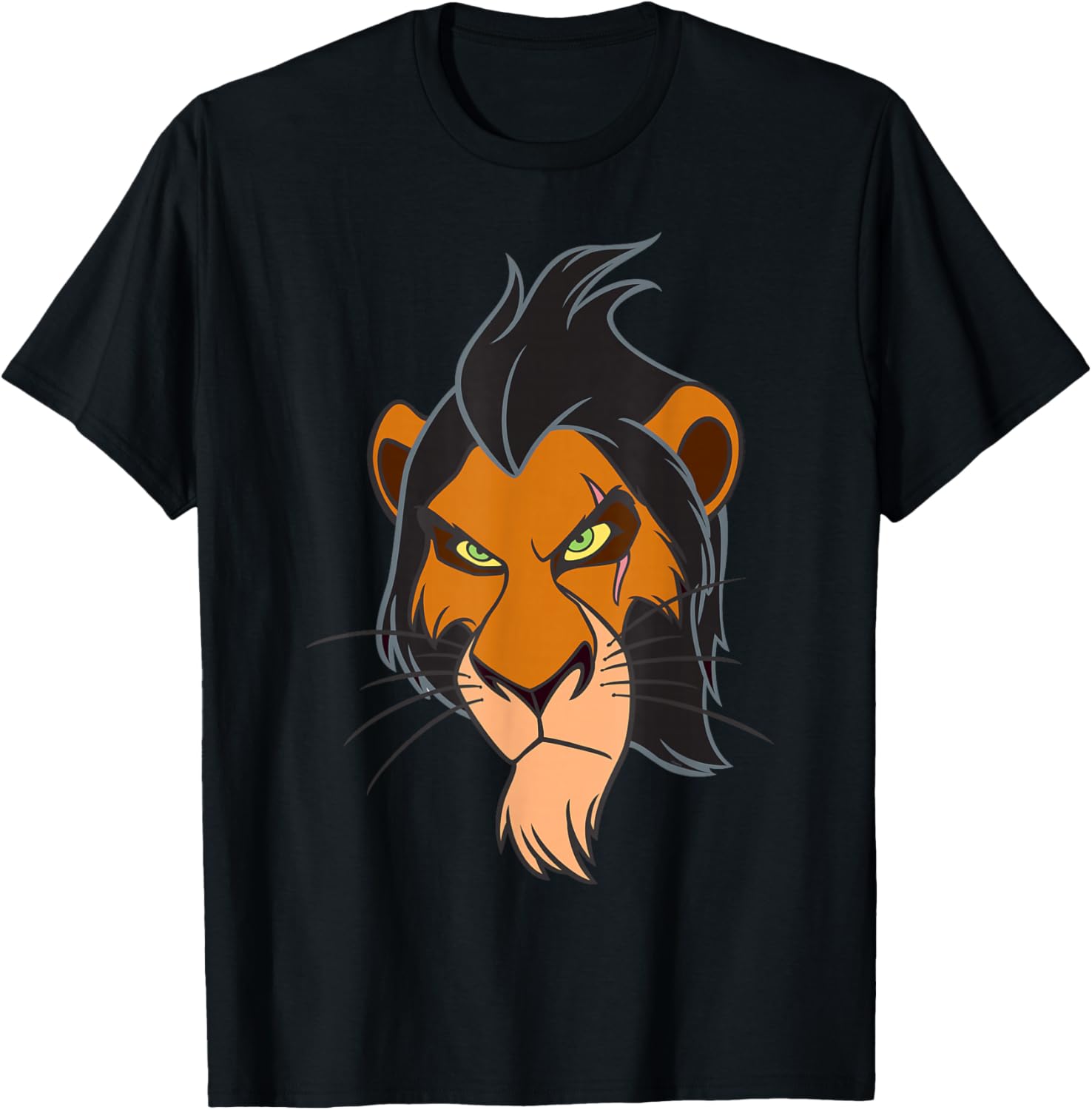 Disney Scar Big Face Costume T-Shirt for Lion King Fans - 11