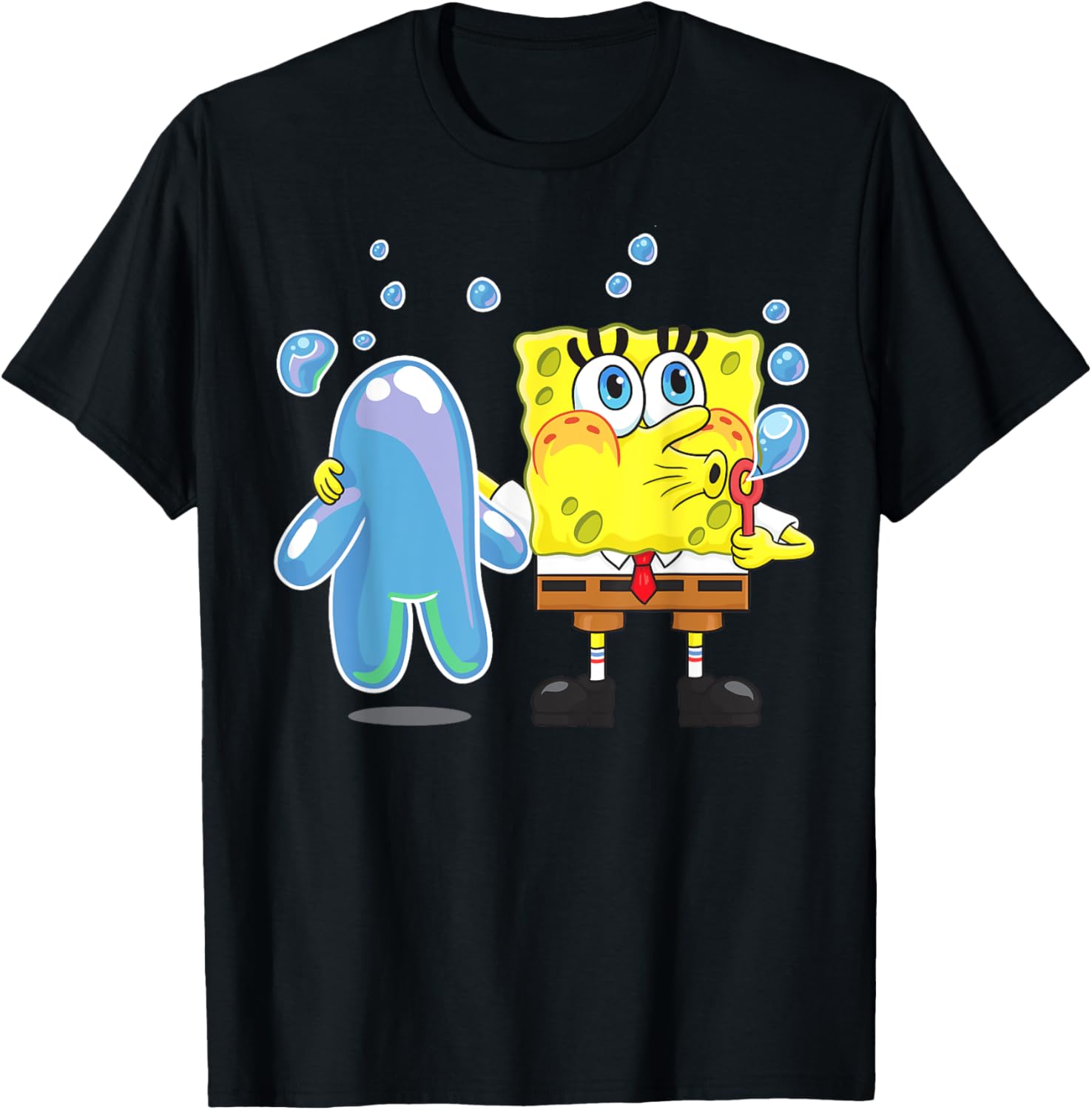 Mademark x SpongeBob SquarePants Bubble Technique T-Shirt for Fun Style - 10