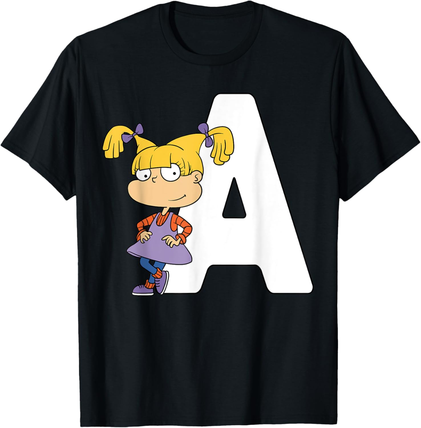 Mademark x Rugrats Angelica Pickles The Girl with an A T-Shirt for Fans - 22