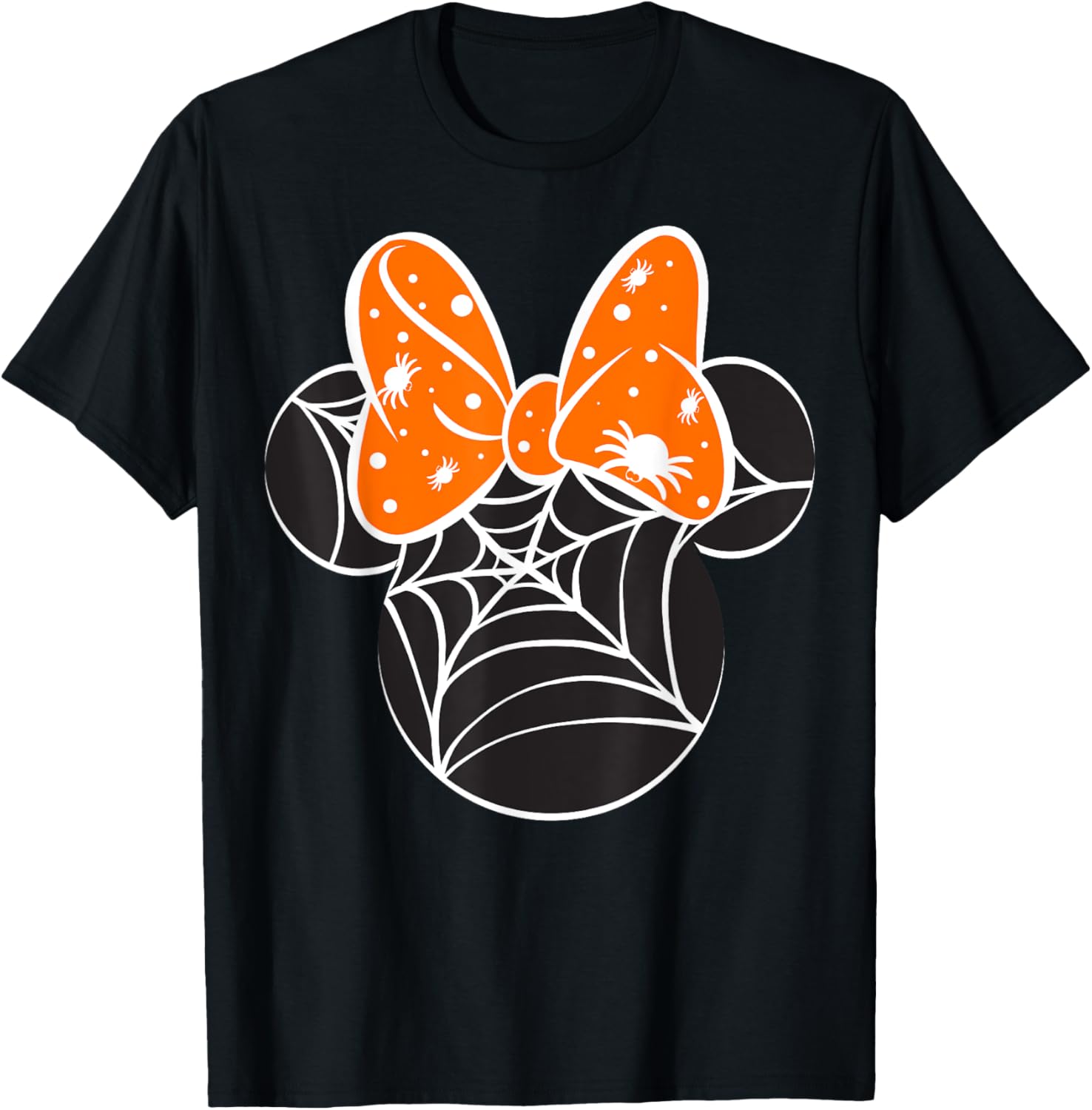 Disney Mickey and Friends Halloween Minnie Spider Web Logo T-Shirt - 11