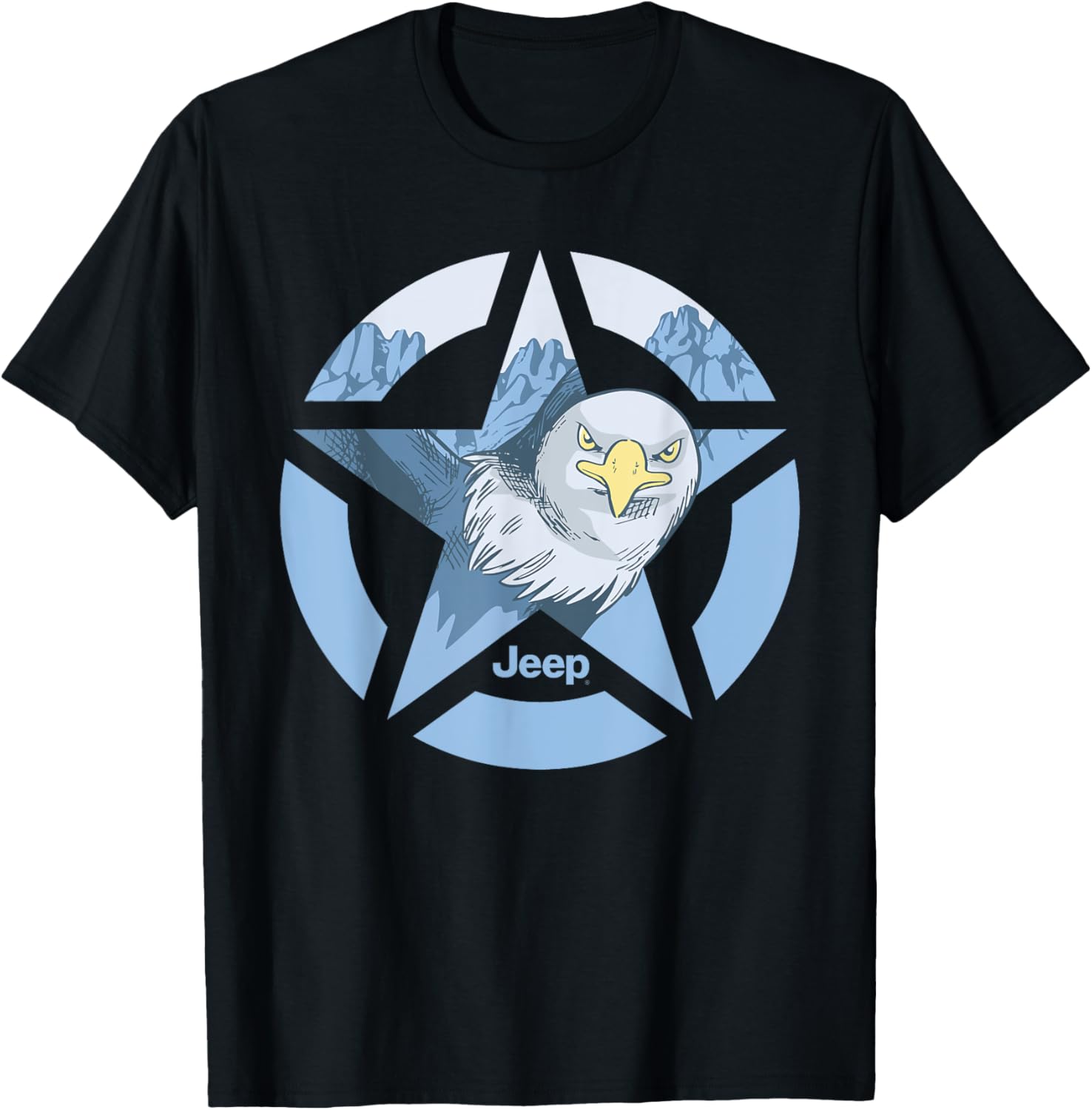 Official Jeep Star Eagle T-Shirt for Fans of Adventure and Style - 2