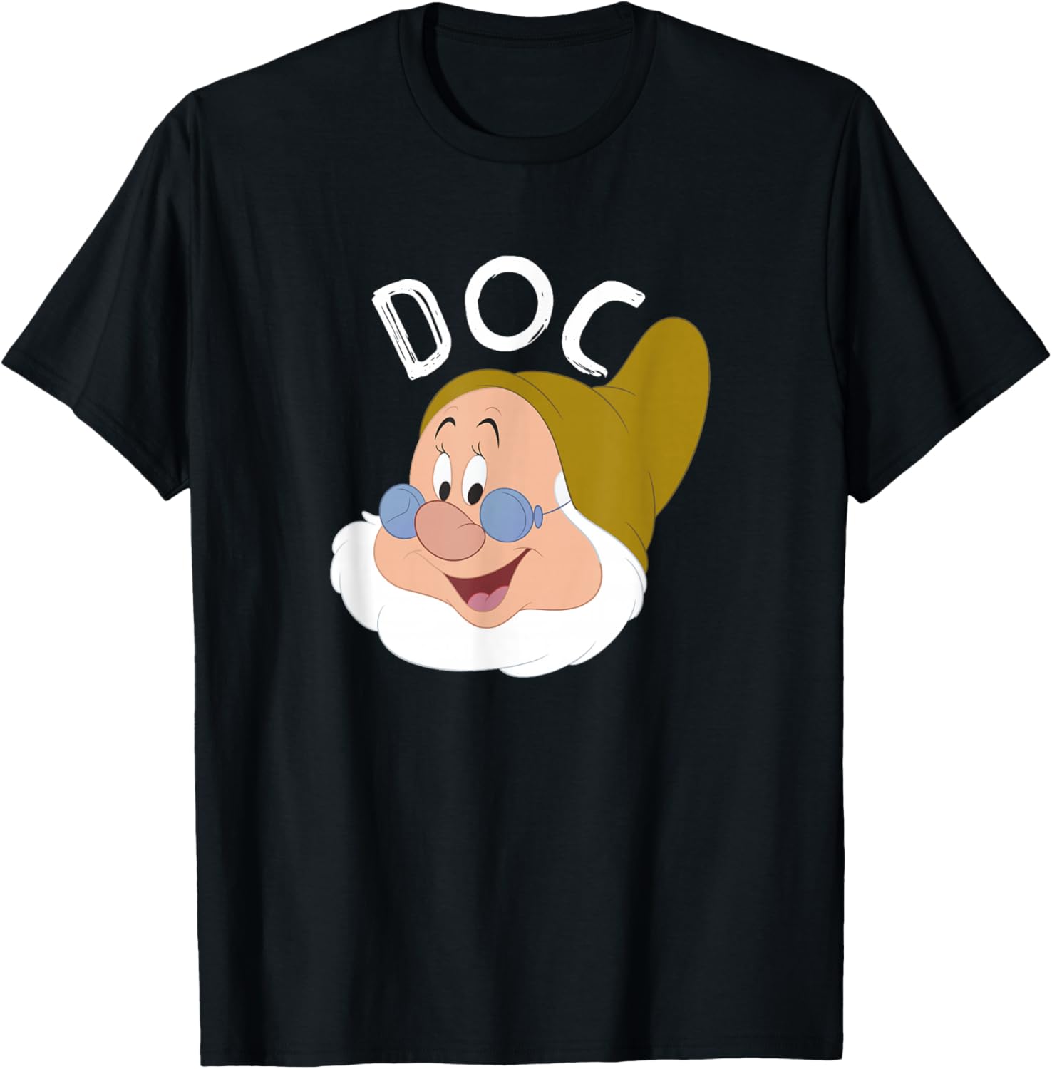 Disney Snow White Doc Face T-Shirt for Kids and Adults - Cute Graphic Tee - 11