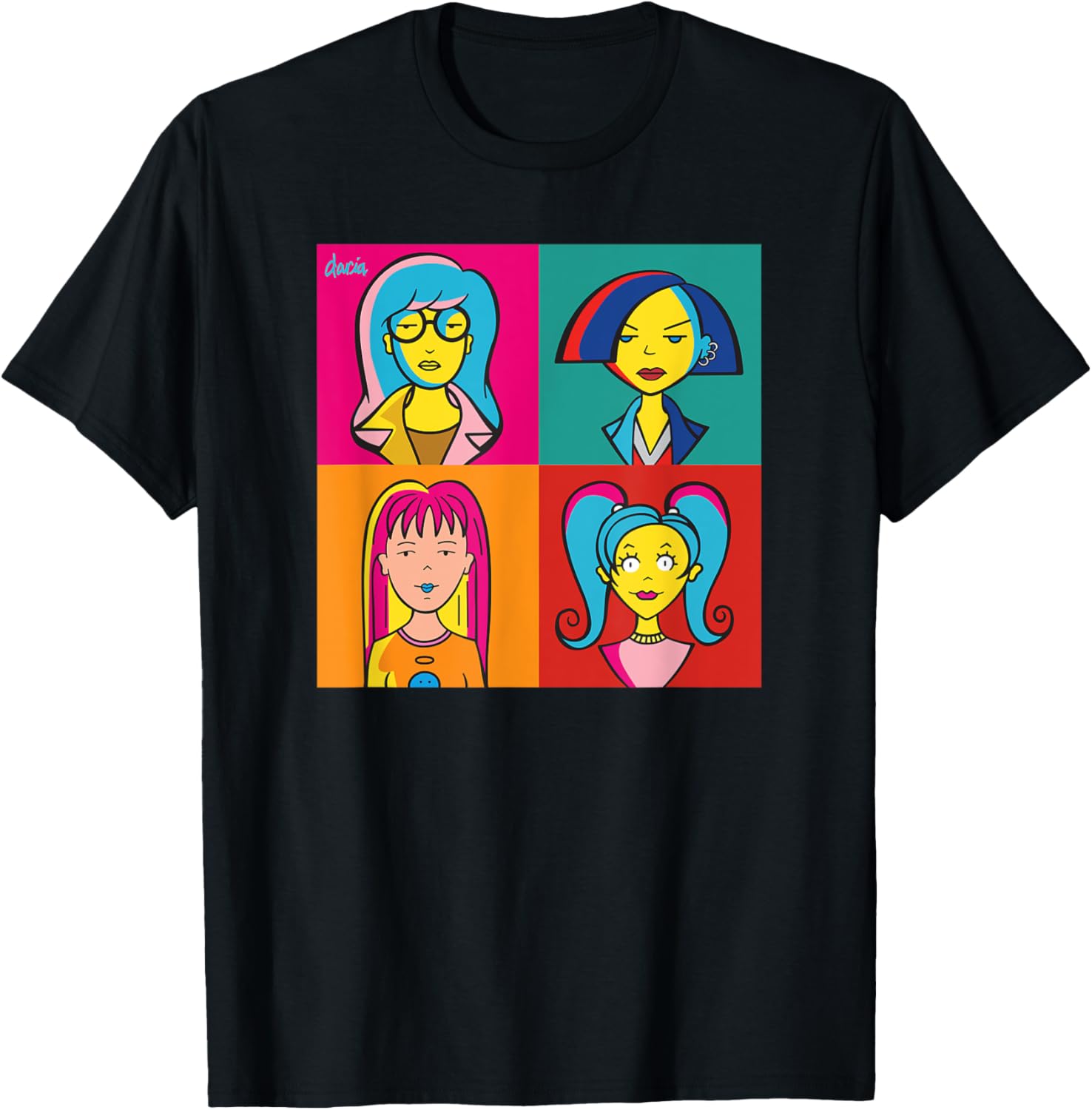 Mademark x Daria Ladies Pop Art T-Shirt - Fun Fashion for Every Occasion - 10