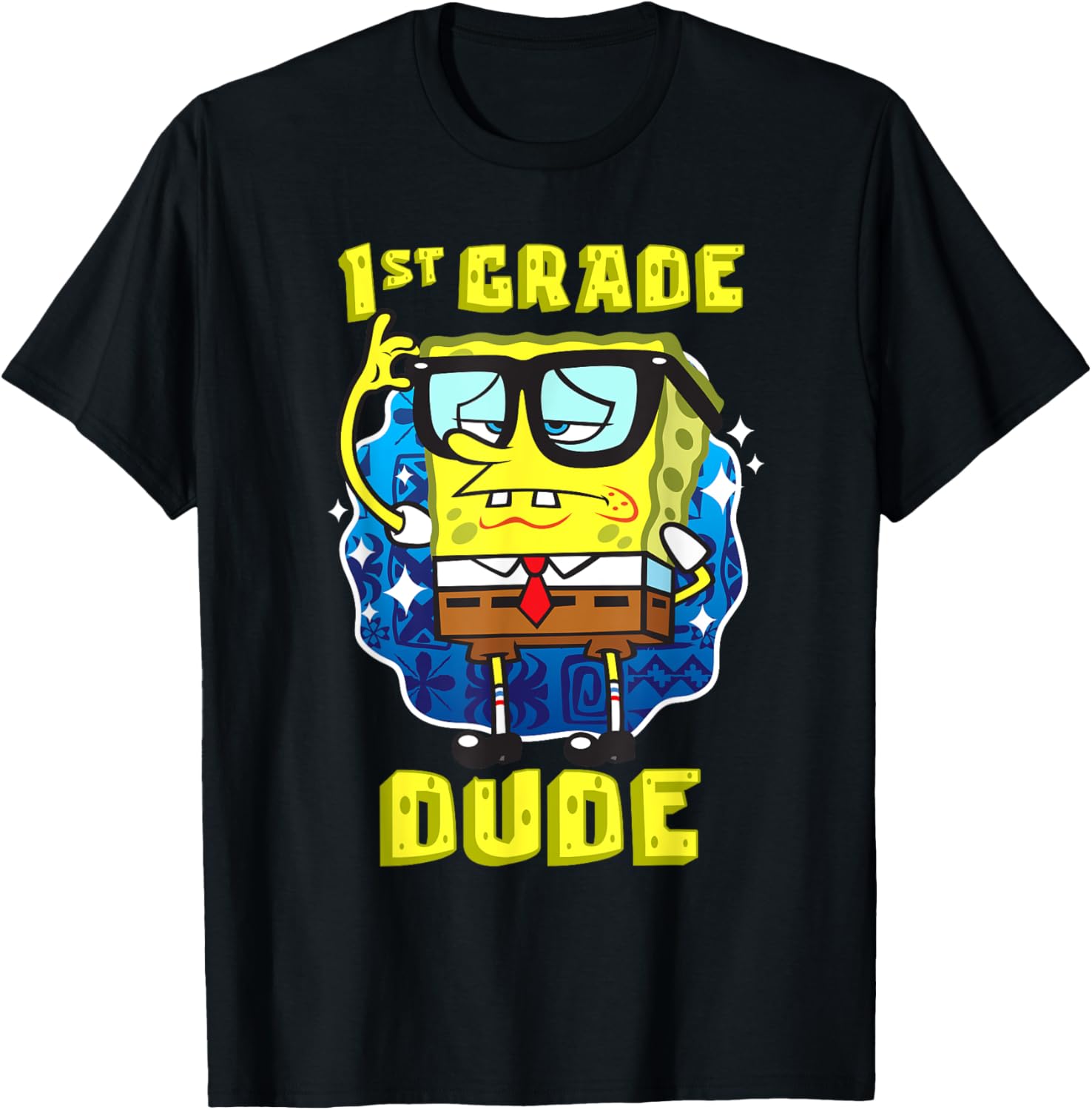 SpongeBob SquarePants 1st Grade Dude T-Shirt for Smart Kids - 4