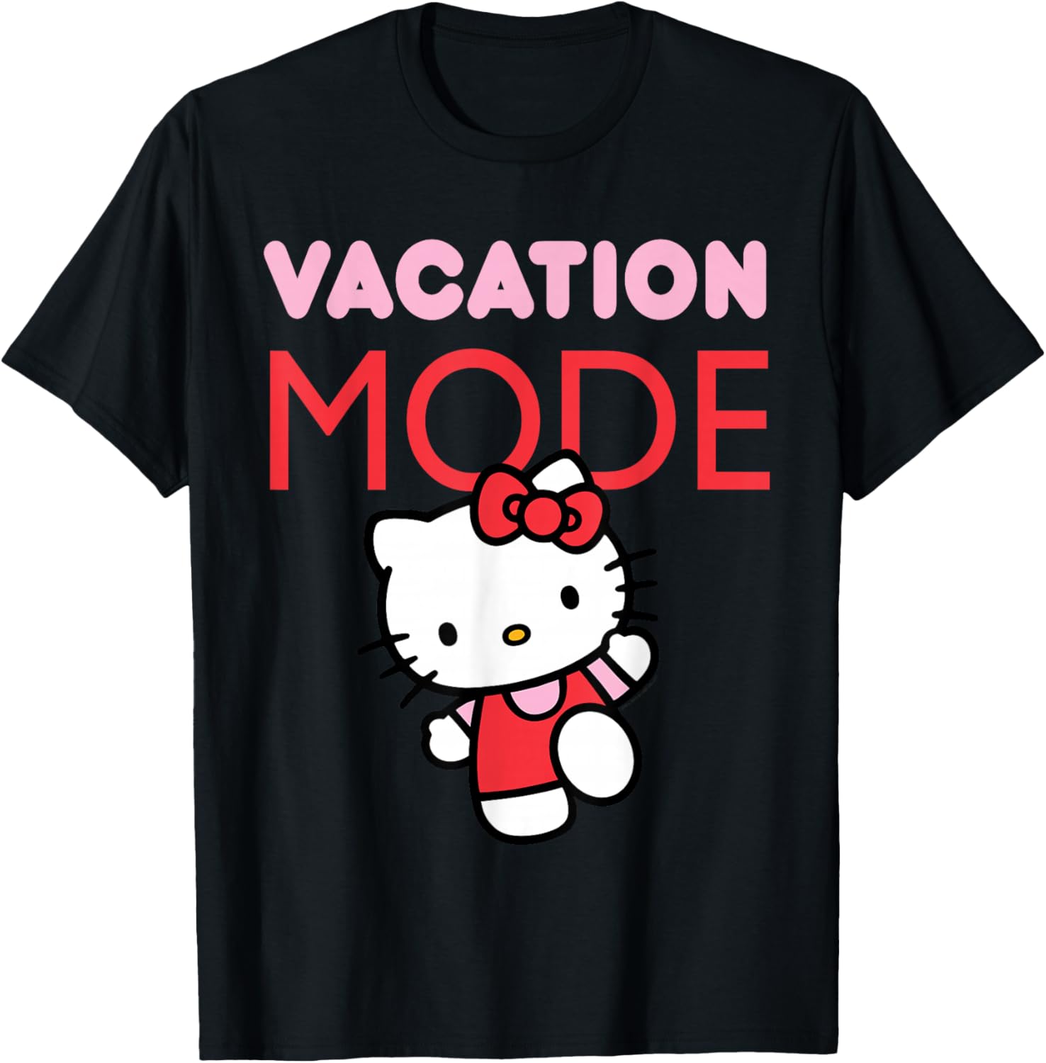 Hello Kitty Vacation Mode T-Shirt for Fun Summer Adventures - 14