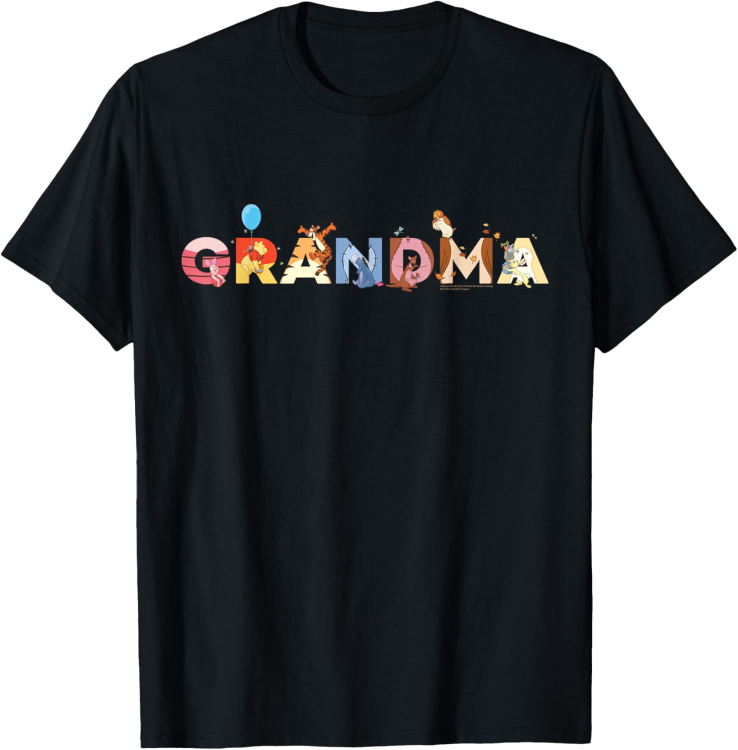 Disney Winnie the Pooh Grandma Gift Family Trip T-Shirt for Fun Adventures - 6