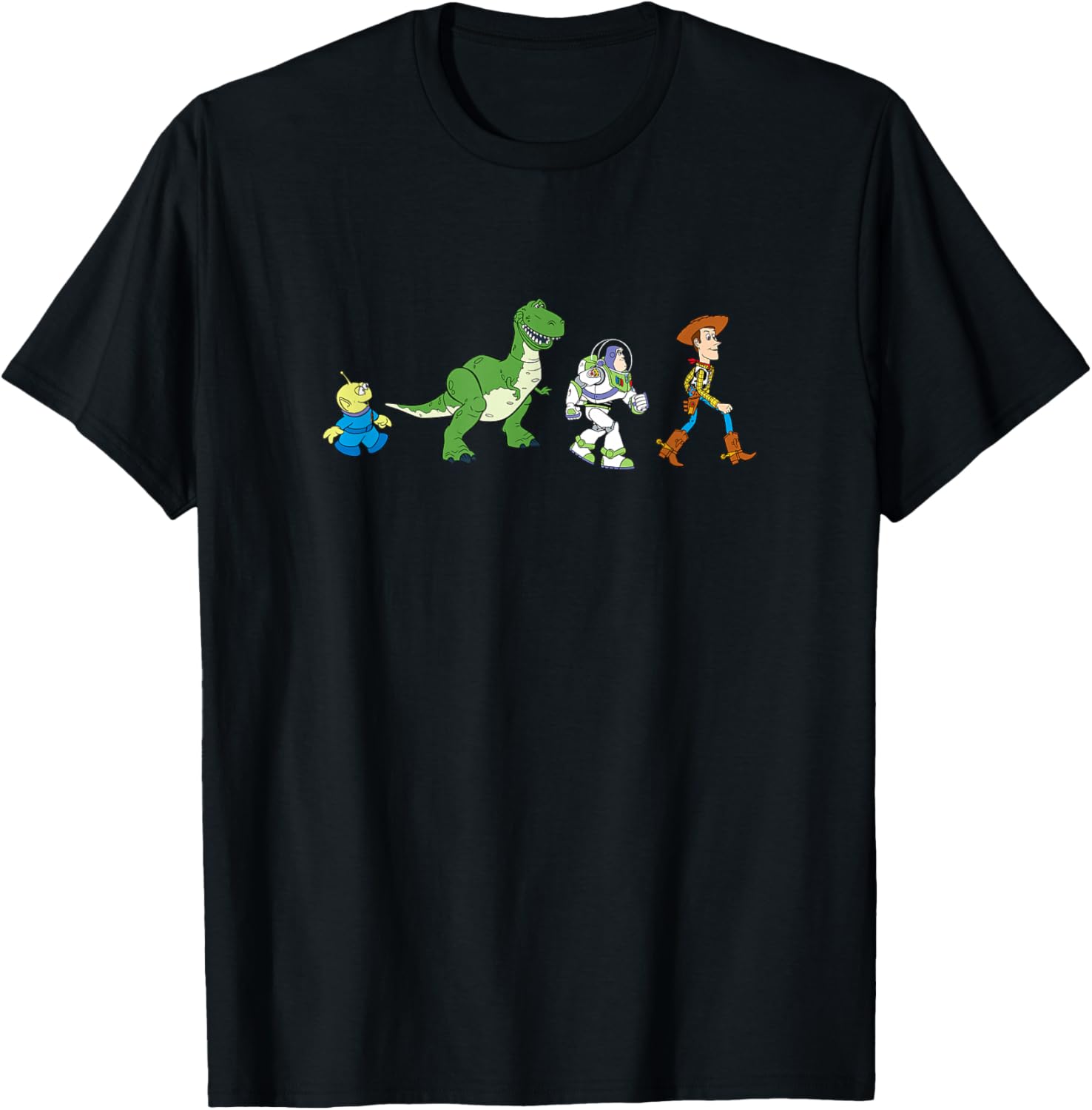 Disney Pixar Toy Story Toy Crossing Characters T-Shirt for Fans - 4