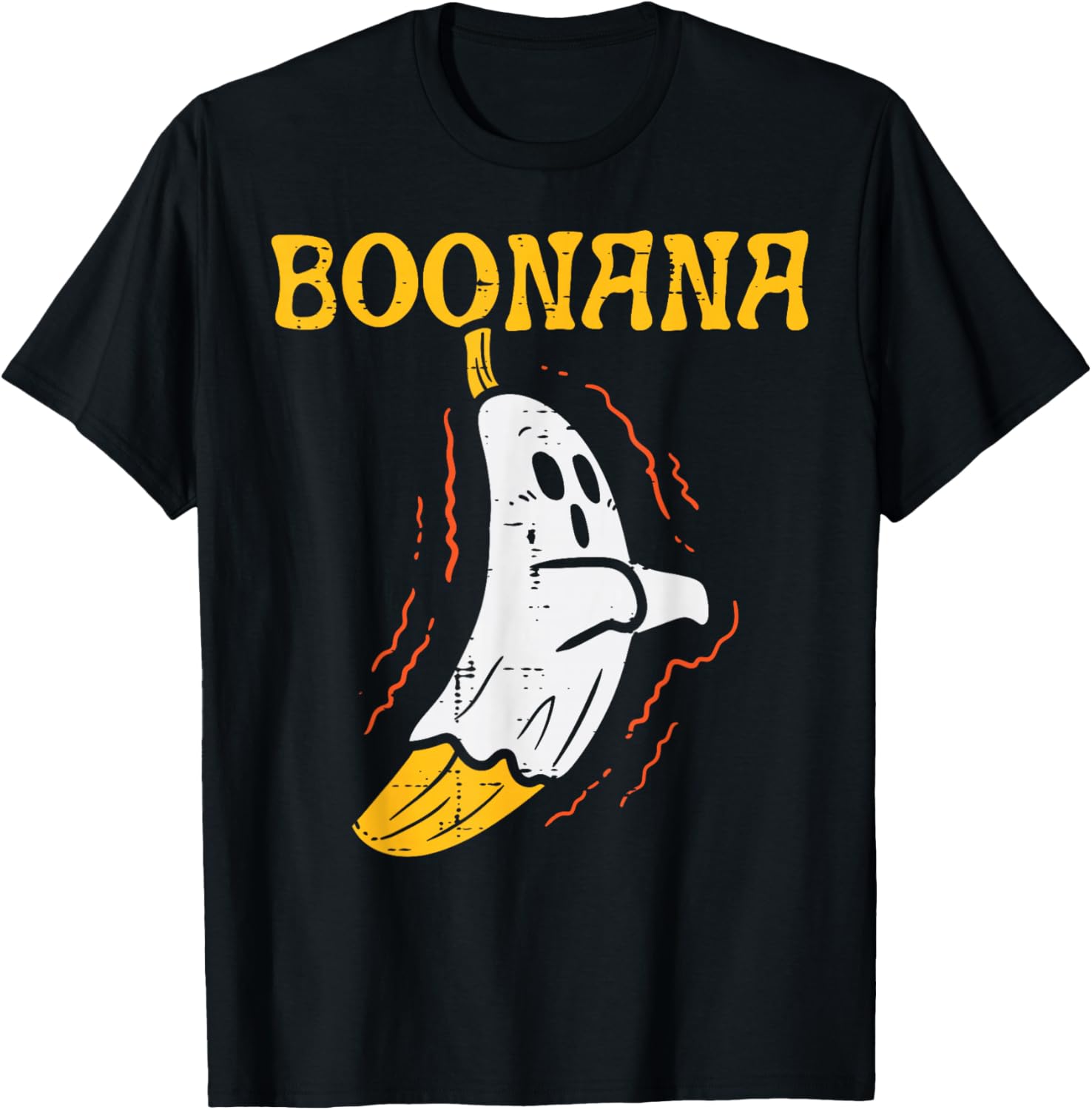 Boonana Cute Ghost Banana Halloween Costume T-Shirt for All Ages - 1