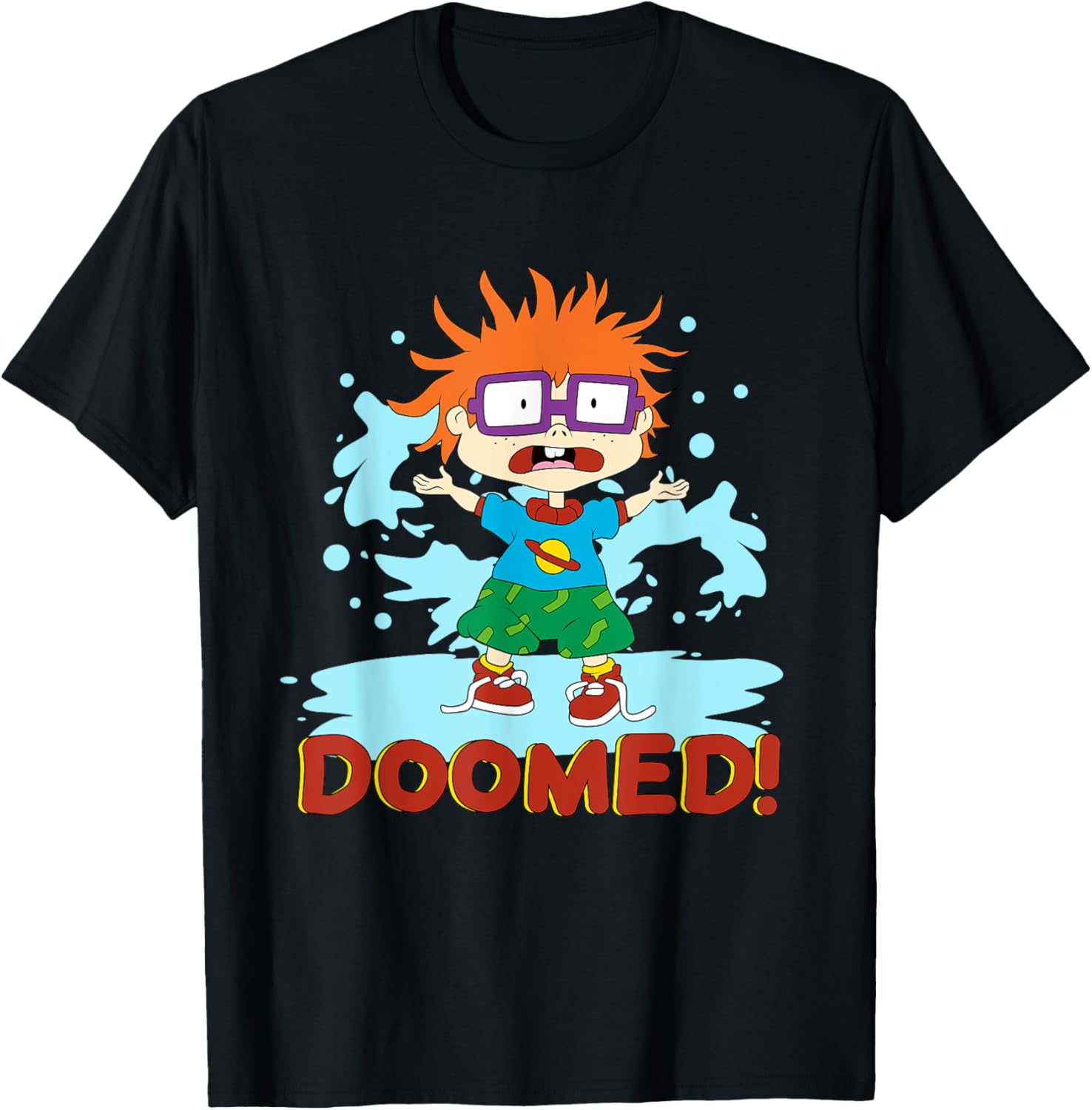 Mademark Rugrats Chuckie T-Shirt for Kids - Fun Cartoon Apparel - 2