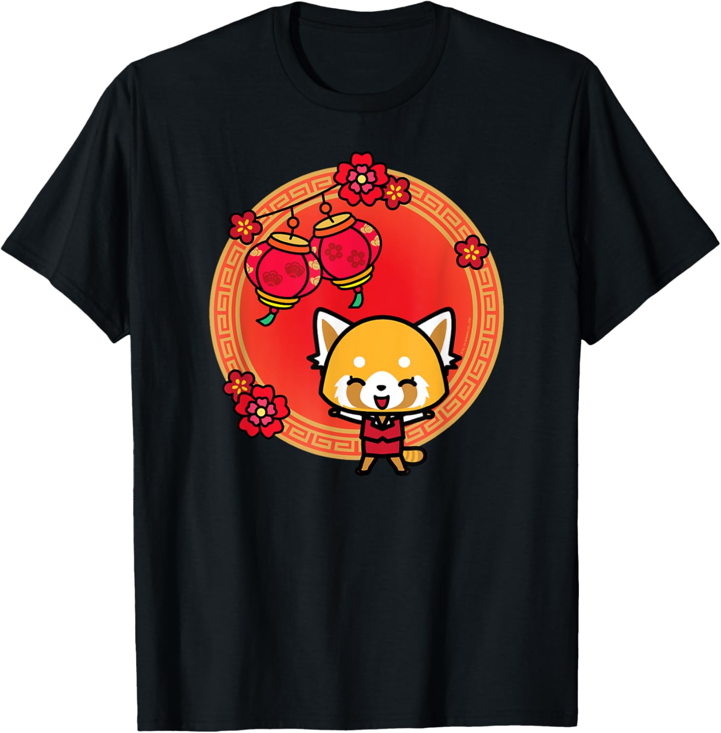 Aggretsuko Lunar New Year T-Shirt Fun Festive Design for Fans - 20