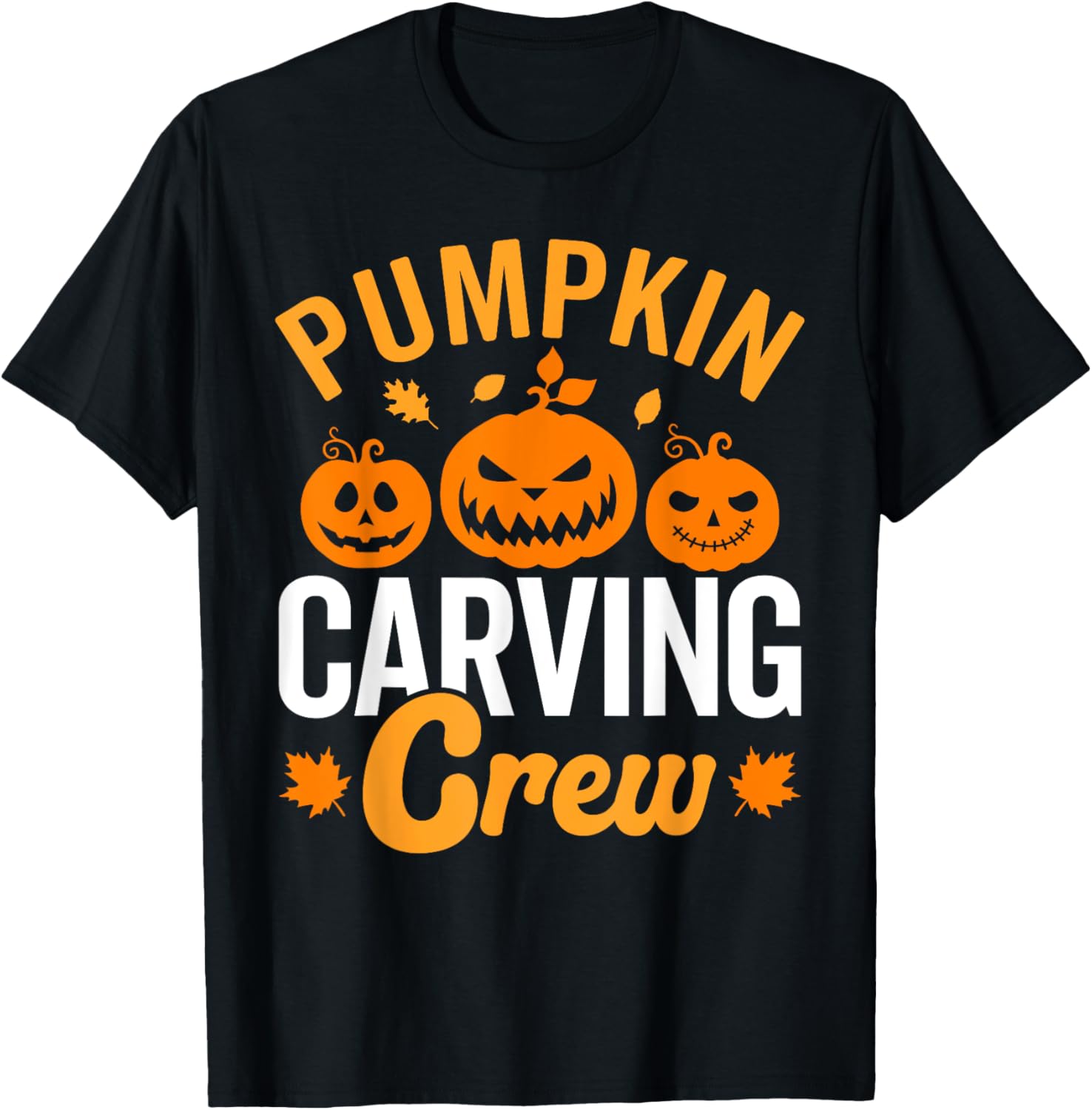 Family Matching Pumpkin Carving Crew Halloween T-Shirt for Fun Celebrations - 2