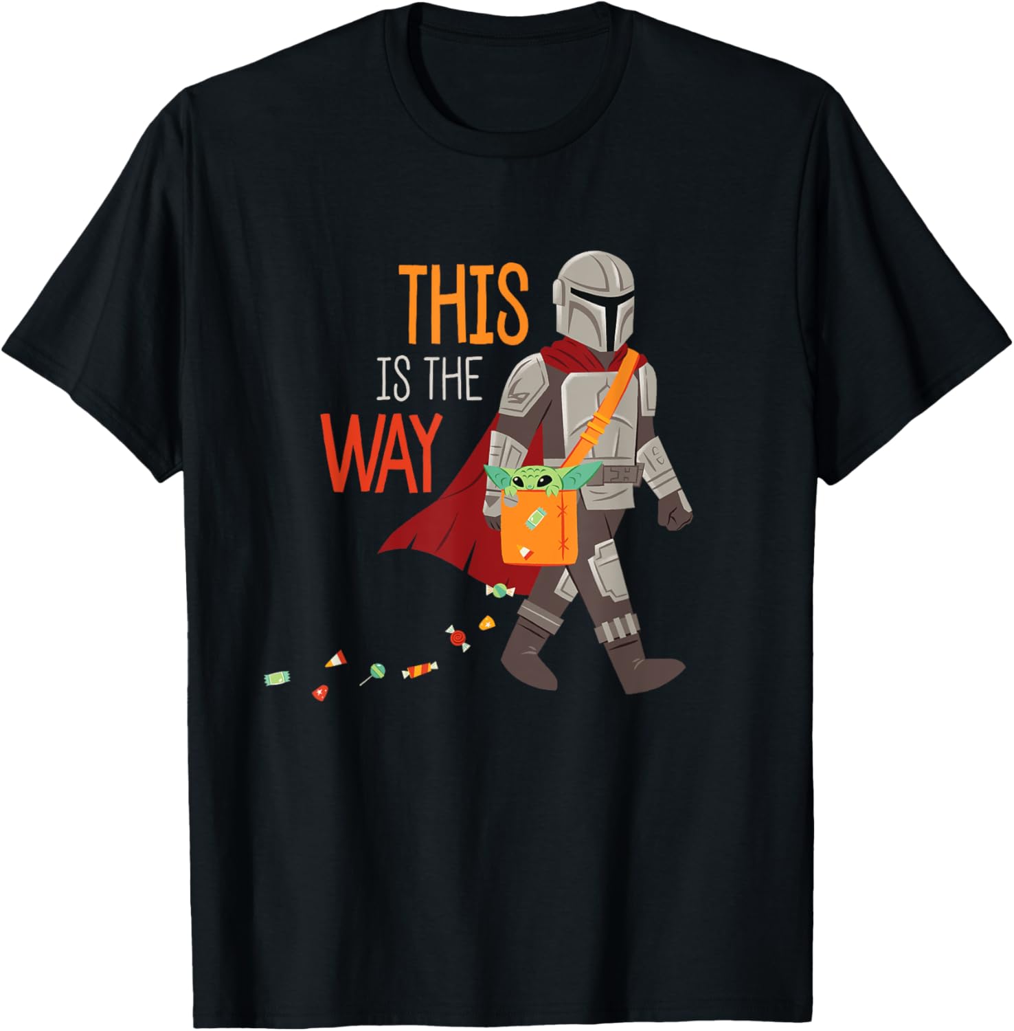 Star Wars The Mandalorian Grogu This is The Way Halloween T-Shirt - 1