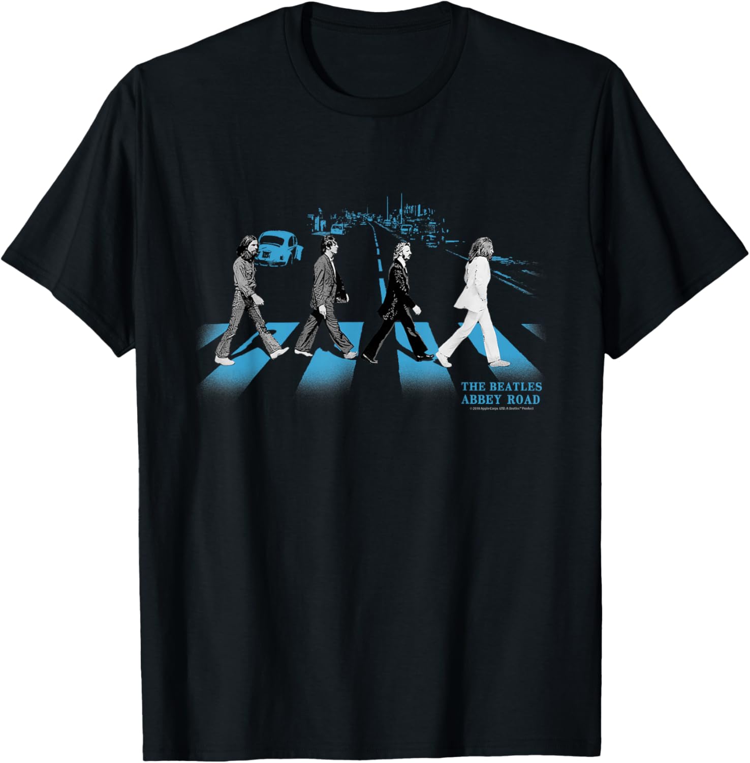 Beatles Abbey Road Street Blues T-Shirt - Stylish Music Apparel for Fans - 2