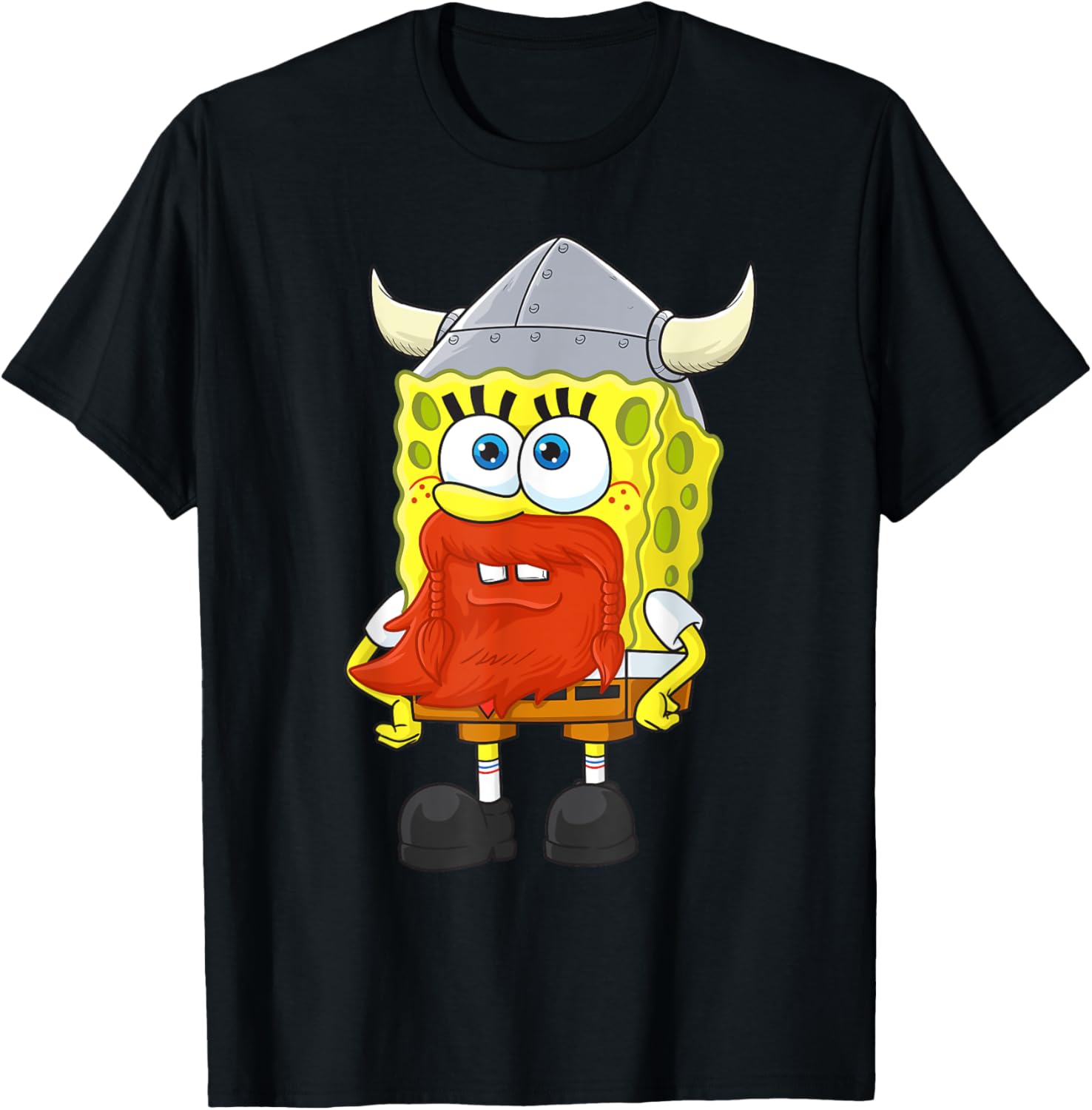 Mademark SpongeBob Happy Leif Erikson Day T-Shirt for Fun Celebrations - 17