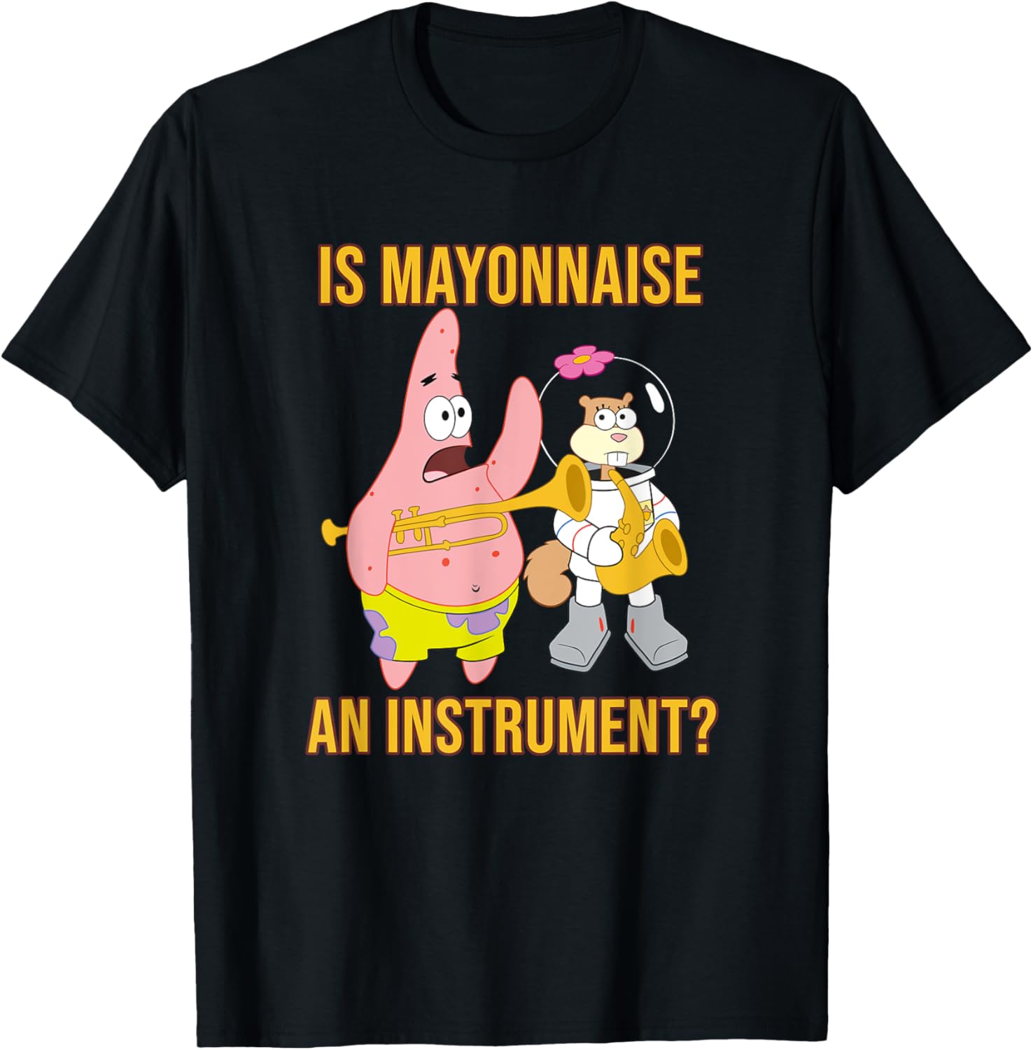 Mademark x SpongeBob SquarePants Mayonnaise Instrument T-Shirt for Fans - 15