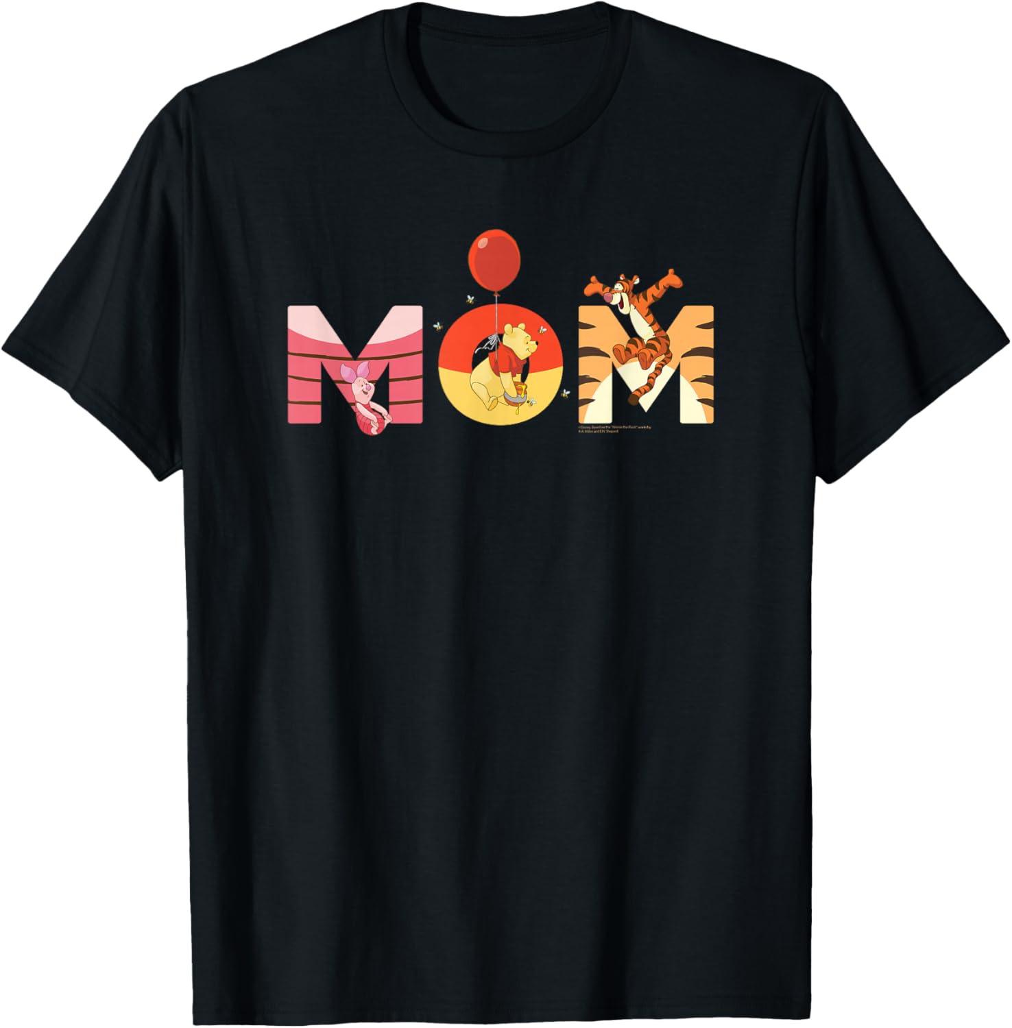 Disney Winnie the Pooh Mother's Day T-Shirt for Moms Birthday Gift - 5