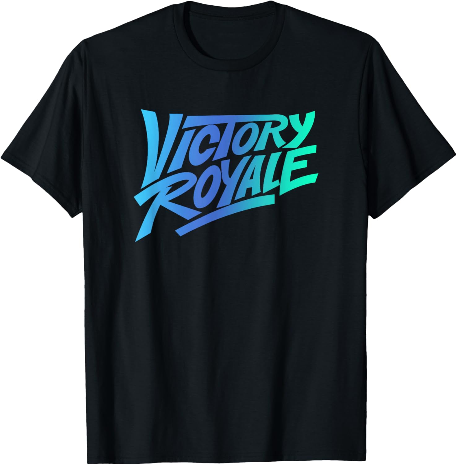 Fortnite Victory Royale Gradient Logo T-Shirt for Gamers and Fans - 3