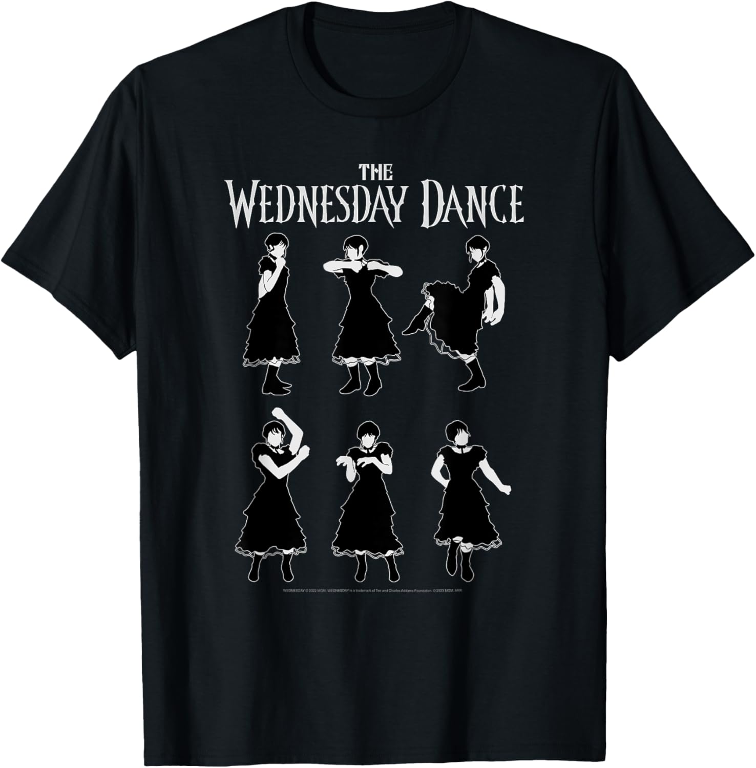 Wednesday Dance Moves Tutorial T-Shirt Fun Apparel for Fans - 9