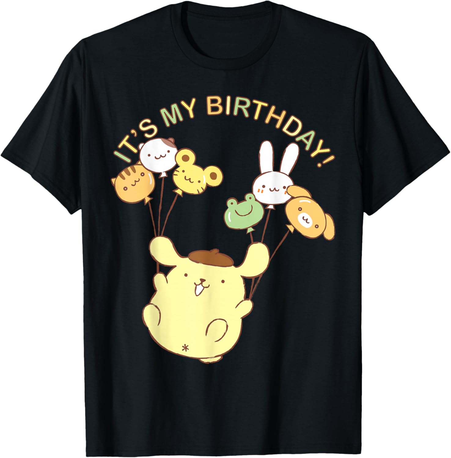 Pompompurin It's My Birthday T-Shirt Cute Design for Celebrations - 7