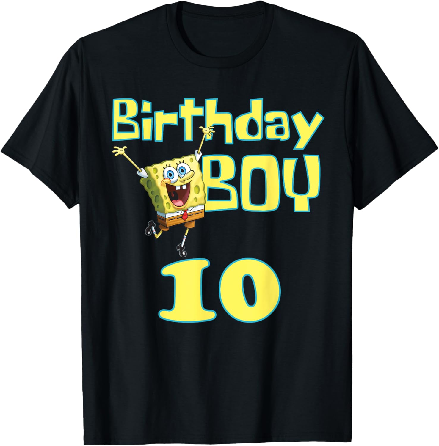 Mademark SpongeBob SquarePants Birthday Boy 10 T-Shirt for Kids - 1