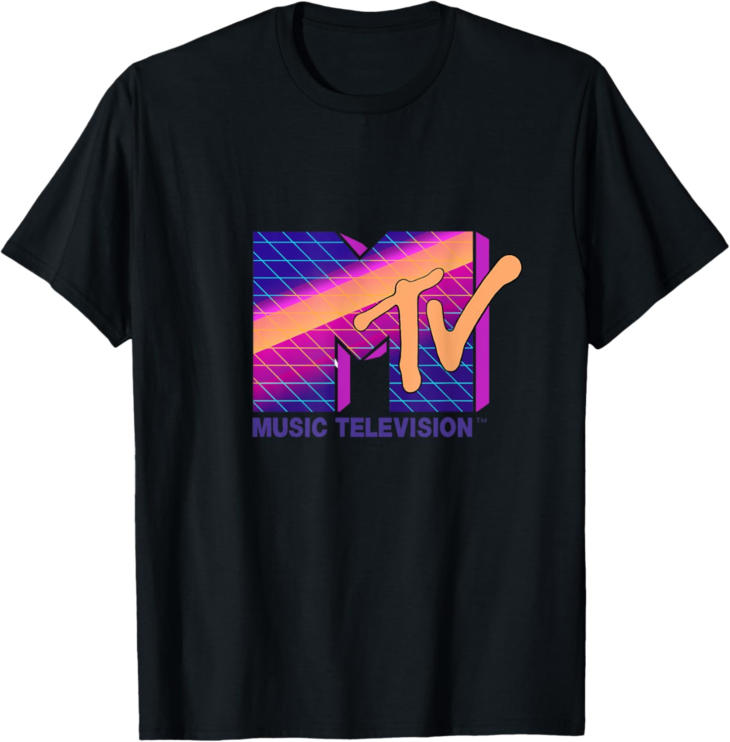 Mademark x MTV Retro Logo T-Shirt in Bold 80s Colors - Stylish Apparel - 5