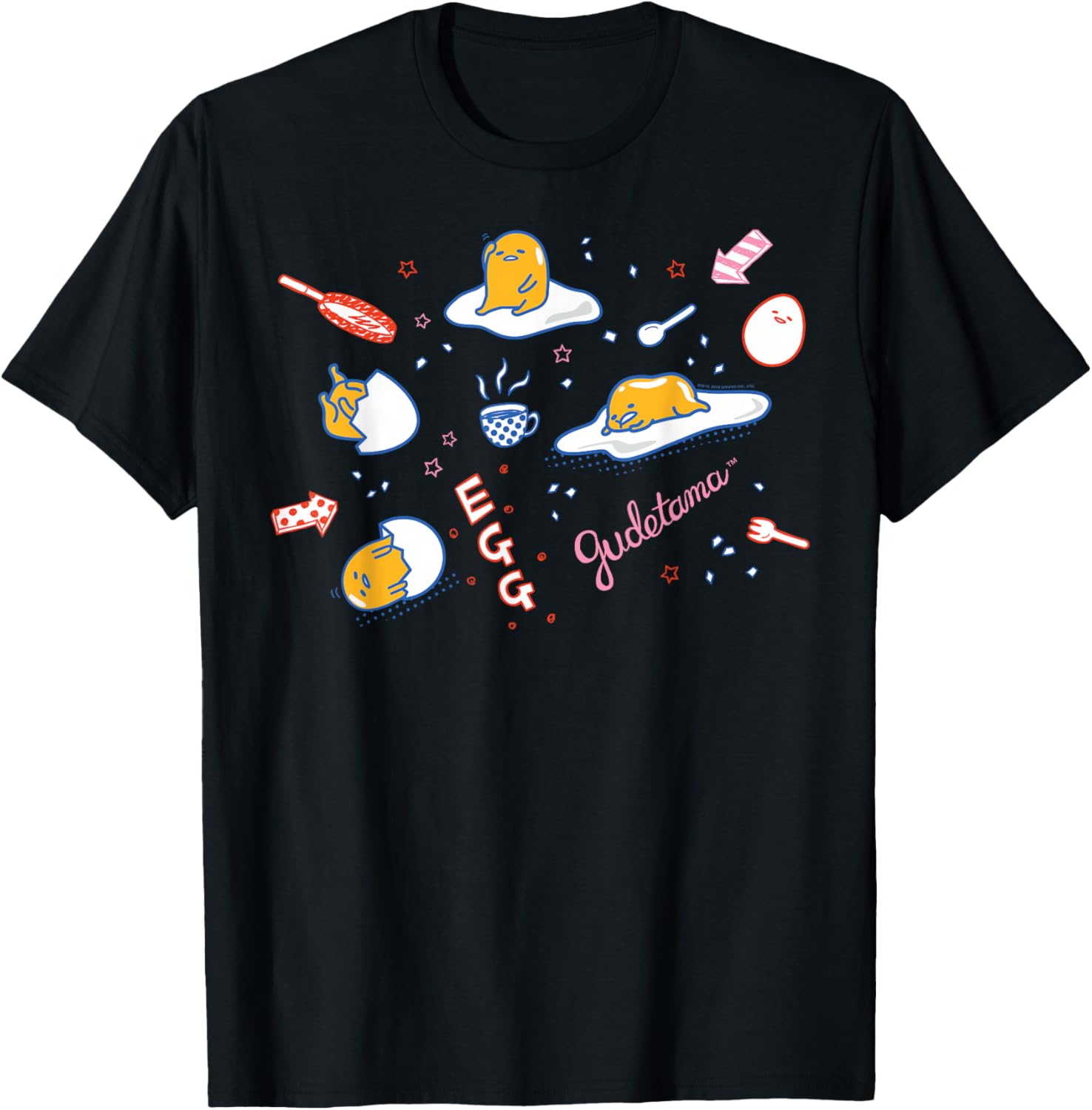 Gudetama Doodle T-Shirt Cute & Comfy for Fans of Lazy Egg Design - 20