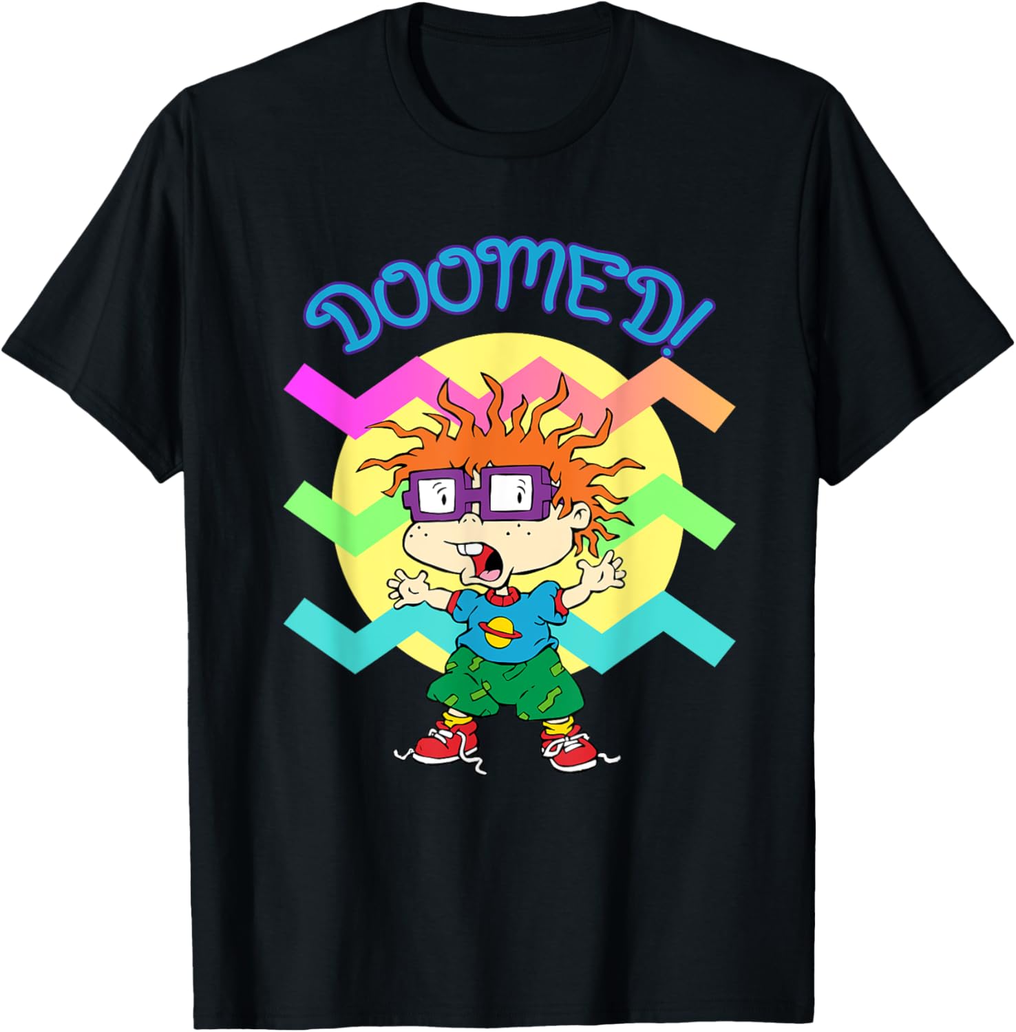 Mademark x Rugrats Chuckie We're Doomed T-Shirt for Kids and Fans - 3