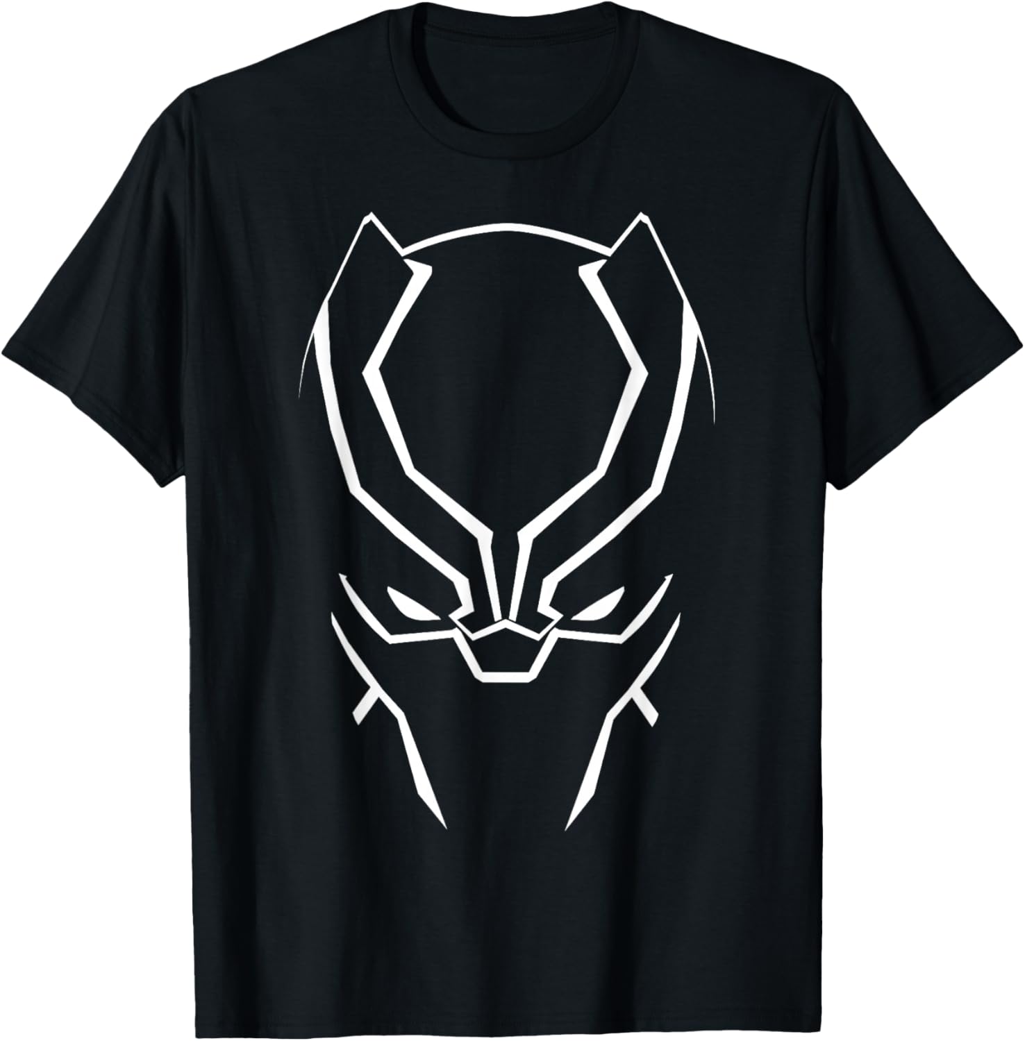 Marvel Avengers Black Panther Large Face T-Shirt for Fans and Collectors - 3