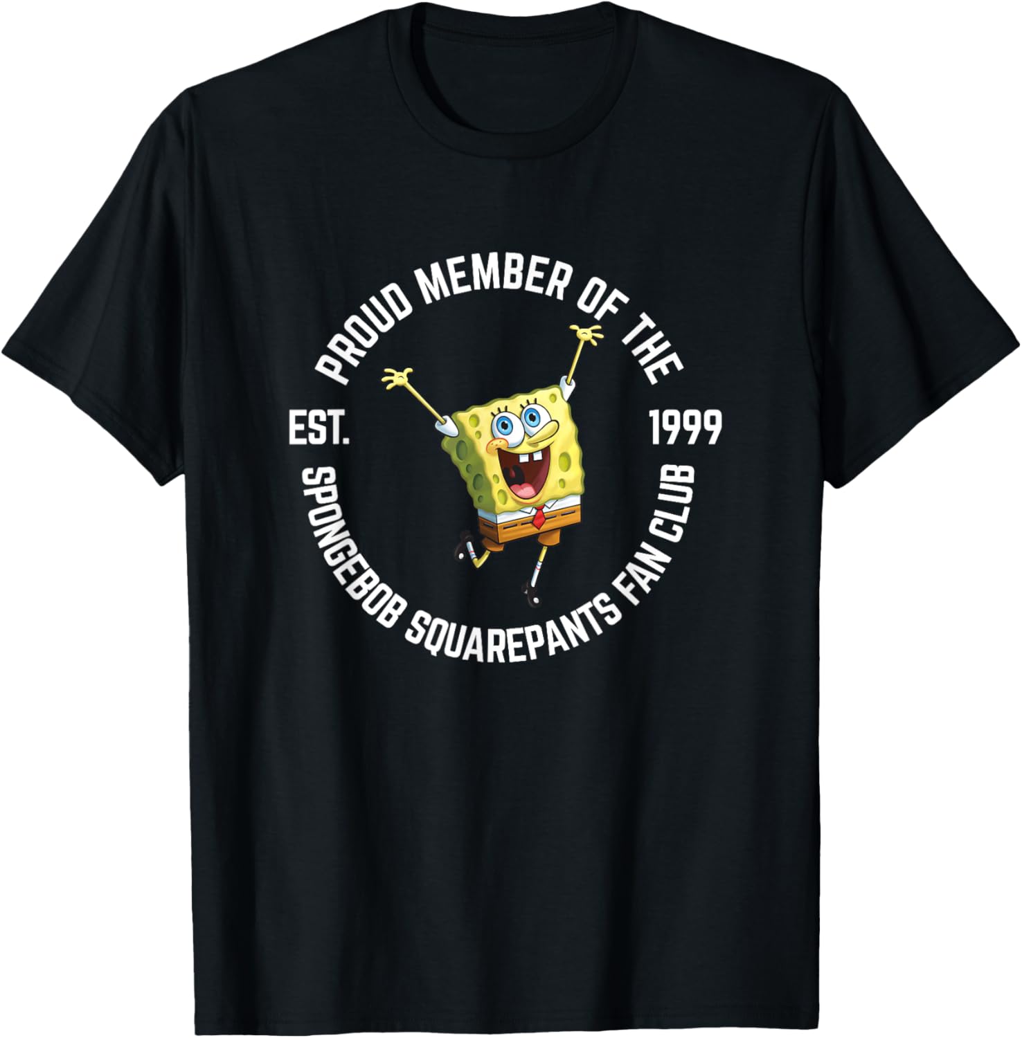 Mademark SpongeBob SquarePants Fan Club T-Shirt for Fun Lovers - 2