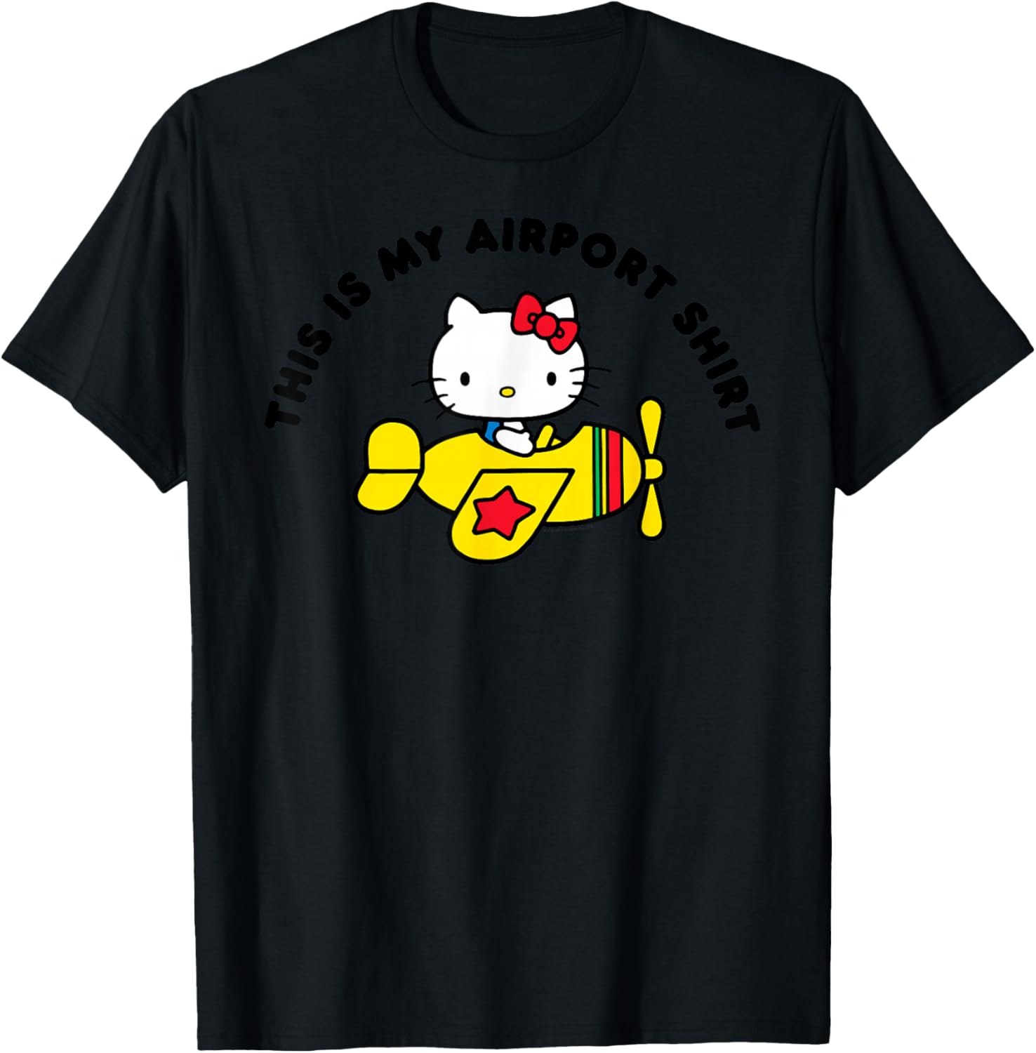 Hello Kitty Airport Tee Shirt Cute Graphic Top for Fans and Travel Lovers - 16