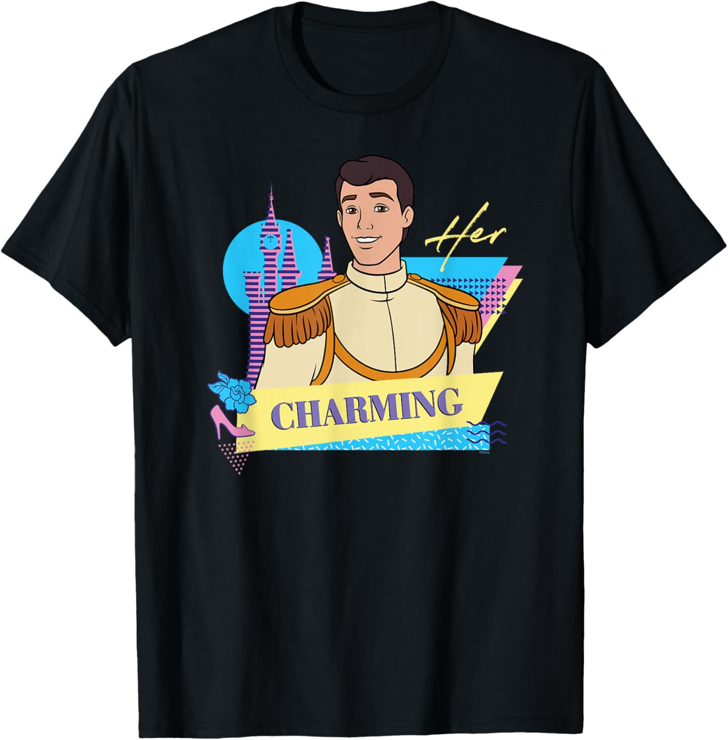 Disney Cinderella Matching T-Shirts for Couples - Her Prince Charming Style - 10