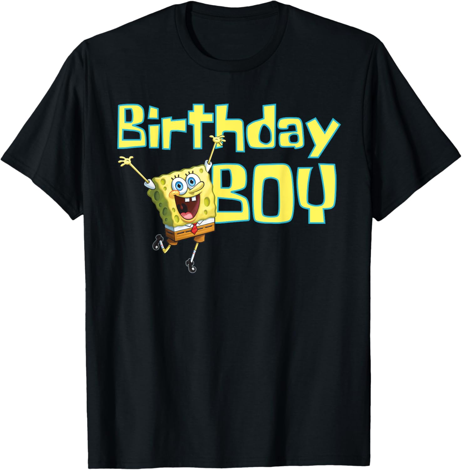 Mademark SpongeBob SquarePants Birthday Boy T-Shirt for Fun Celebrations - 10