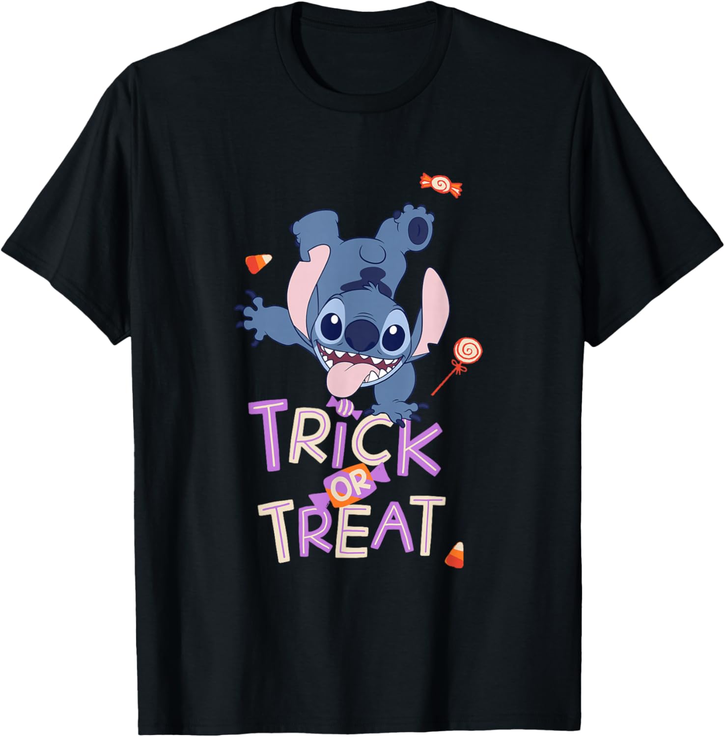 Cute Lilo & Stitch Halloween Trick or Treat T-Shirt for Kids and Adults - 5
