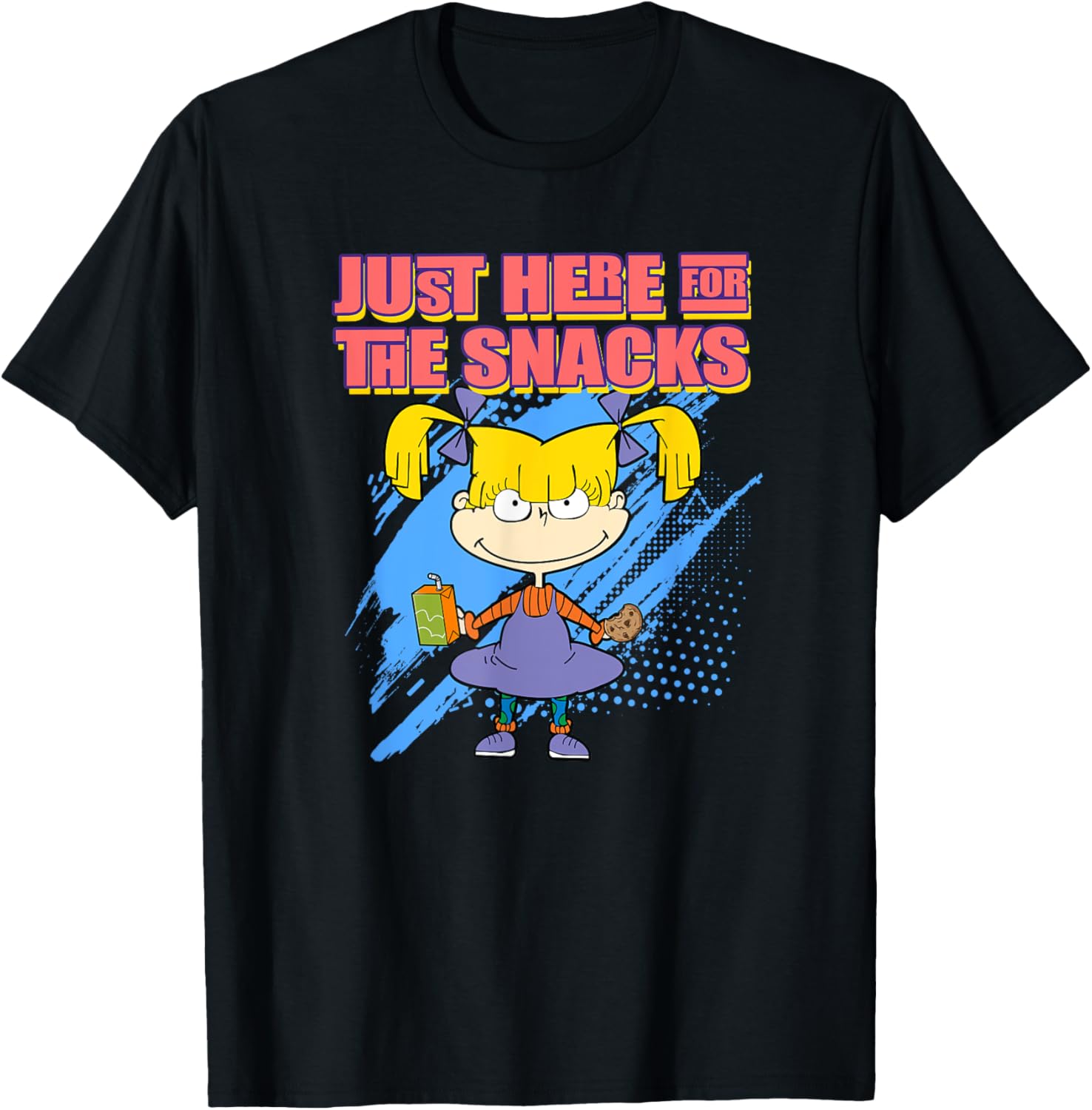Mademark x Rugrats Angelica T-Shirt Just Here for the Snacks Apparel - 5