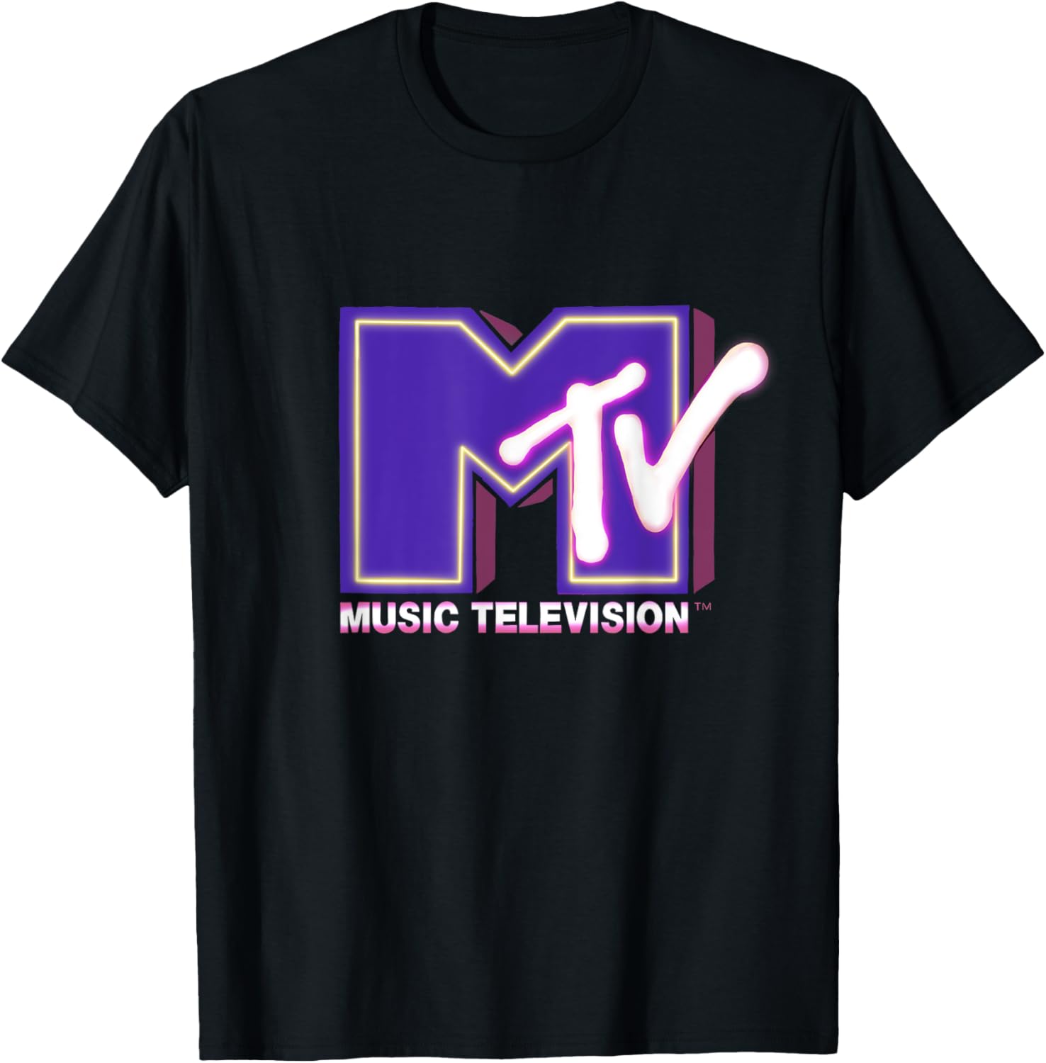 Mademark x MTV Neon Light Logo T-Shirt for Funky Fashion Lovers - 5