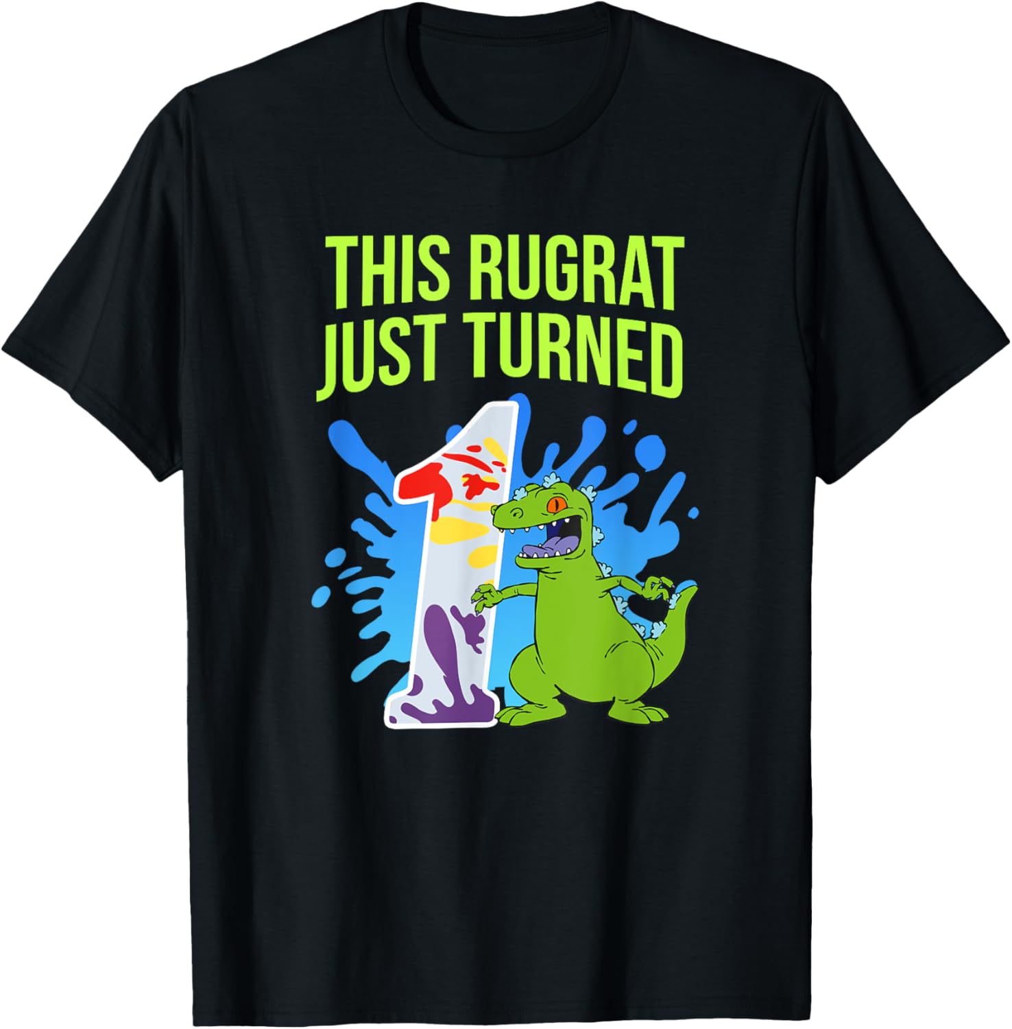 Mademark x Rugrats 1st Birthday T-Shirt for Kids Fun Celebration Wear - 6